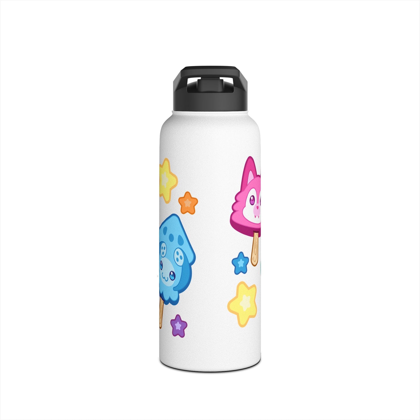 Monster Treats Stainless Steel Water Bottle, Standard Lid