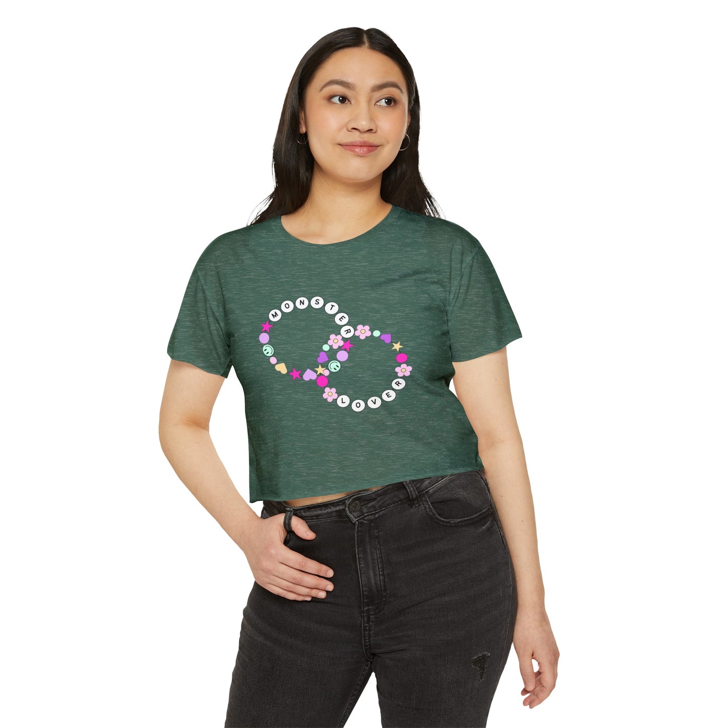 Friendship Bracelet Women's Festival Crop Top