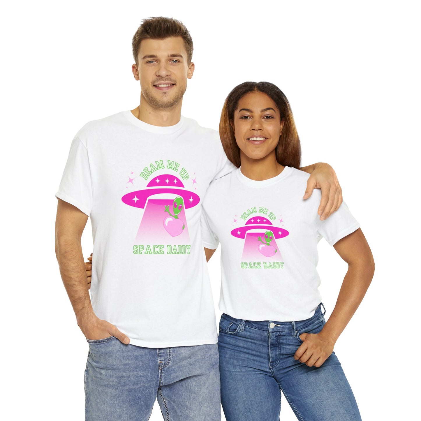 Space Daddy Unisex Heavy Cotton Tee