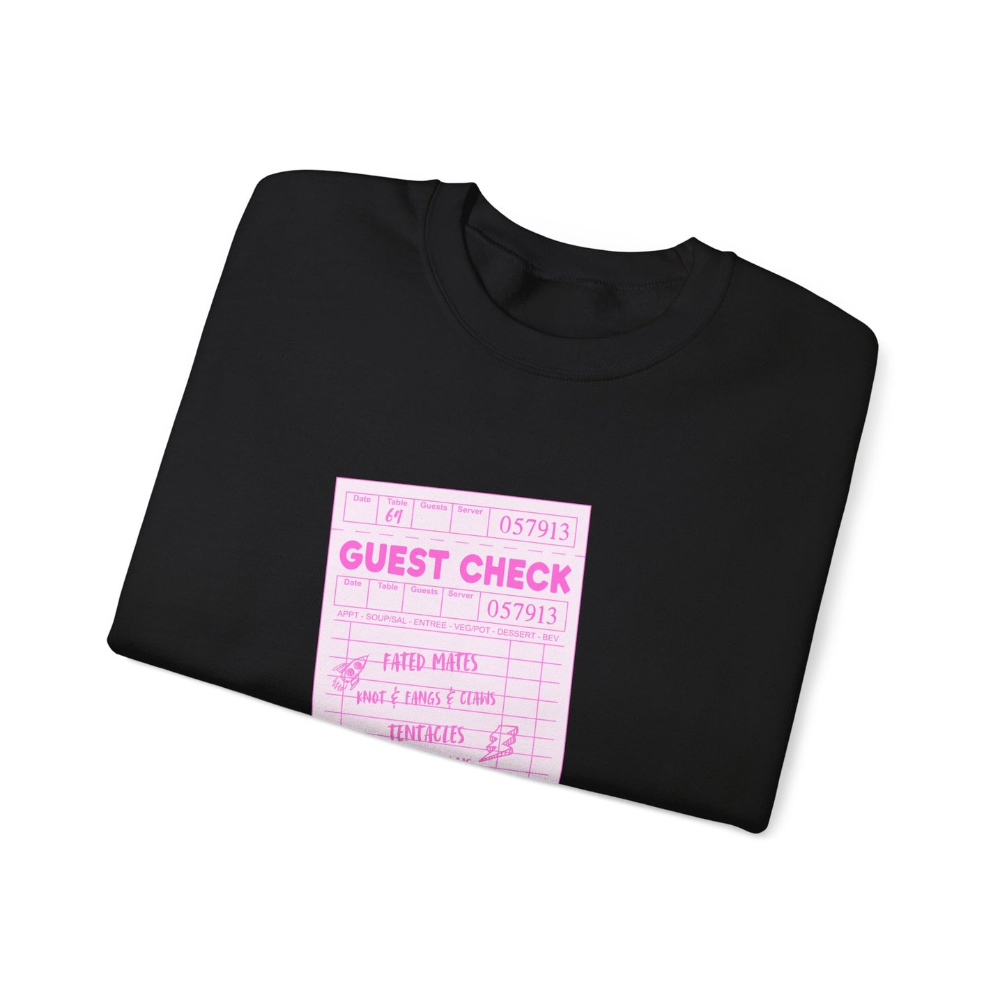 Guest Check PINK Monster Luvr Unisex Heavy Blend™ Crewneck Sweatshirt