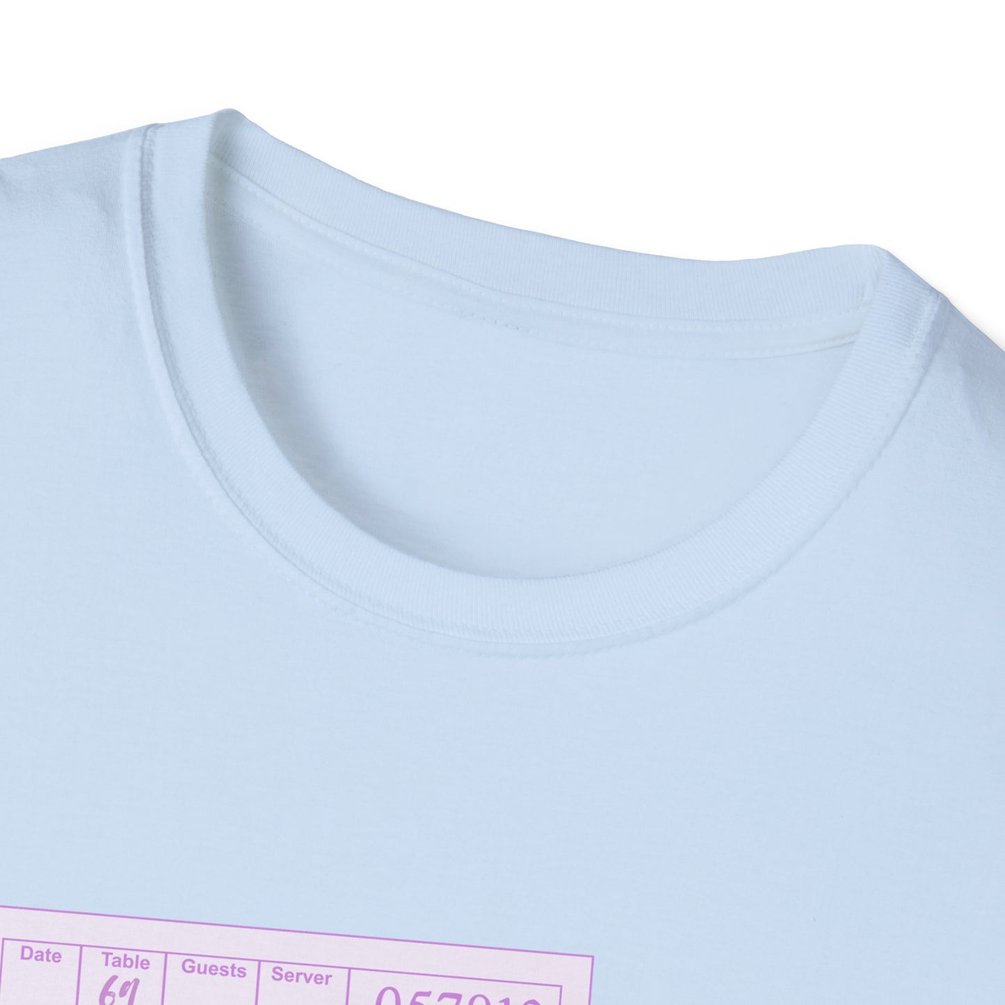 Guest Check Purple Unisex Softstyle T-Shirt