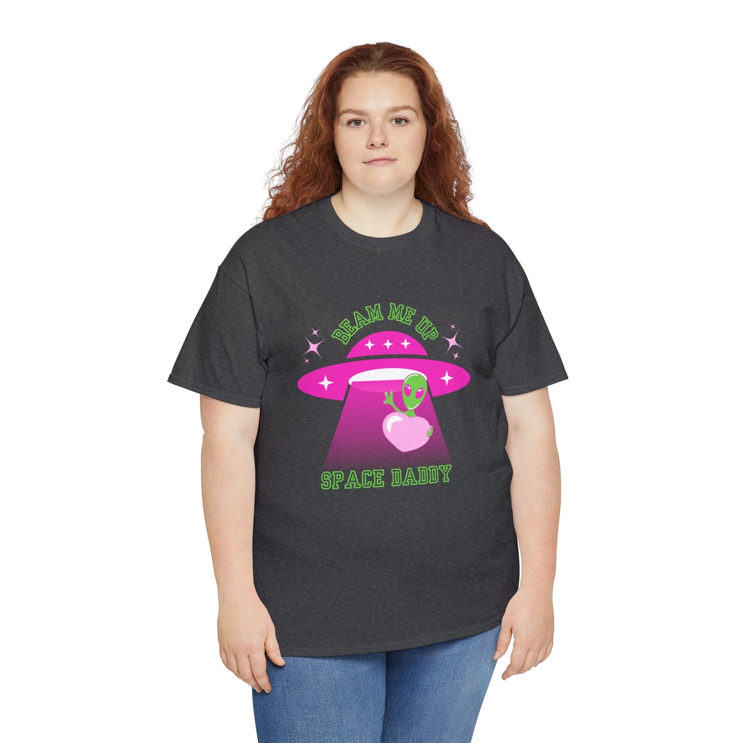 Space Daddy Unisex Heavy Cotton Tee