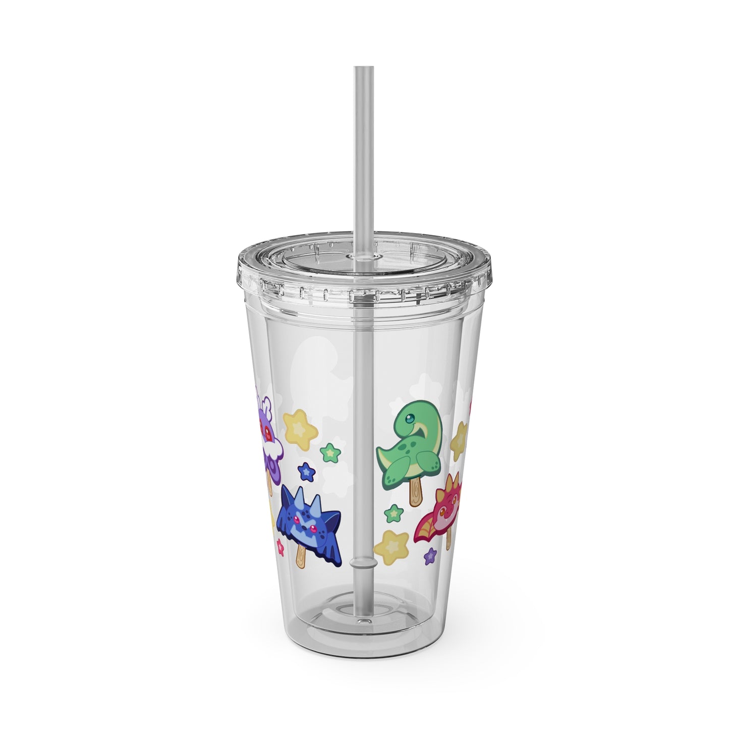 Monster Treats 2 Sunsplash Tumbler with Straw, 16oz