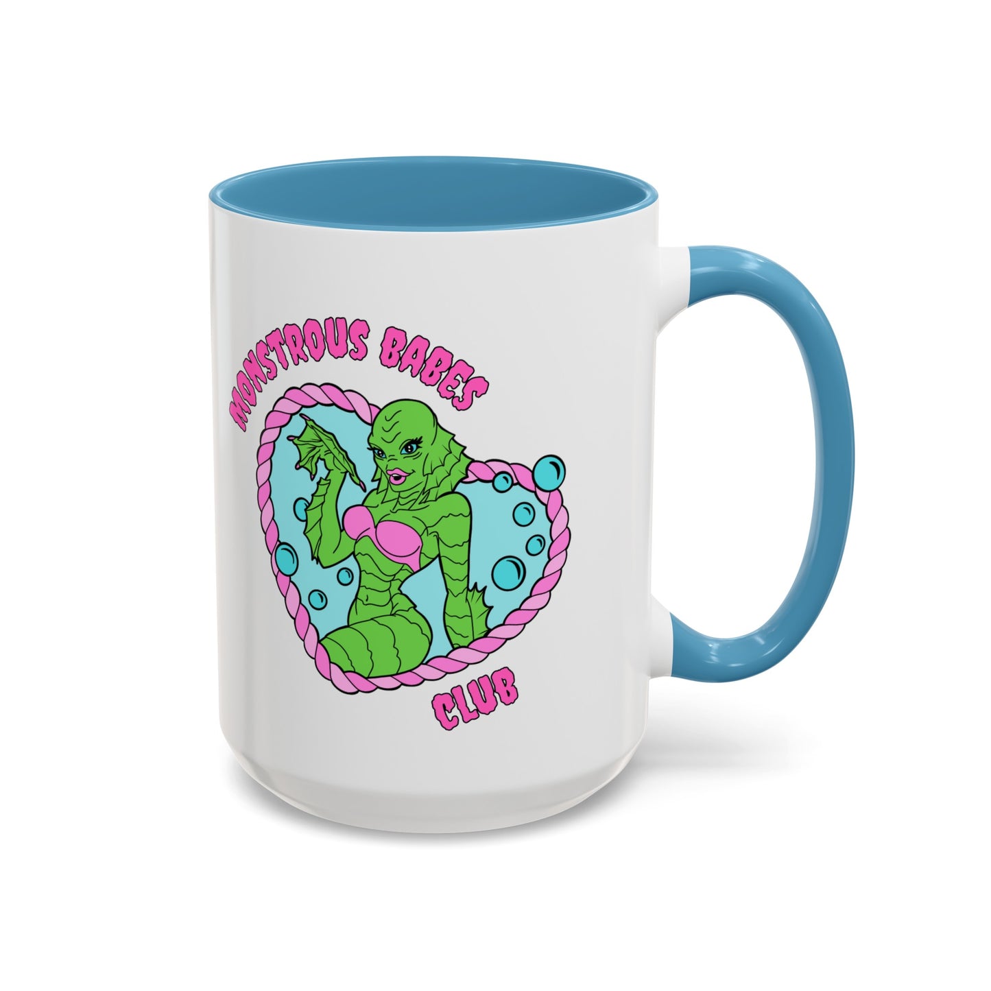 Monstrous Babes Club Lagoona Accent Coffee Mug (11, 15oz)