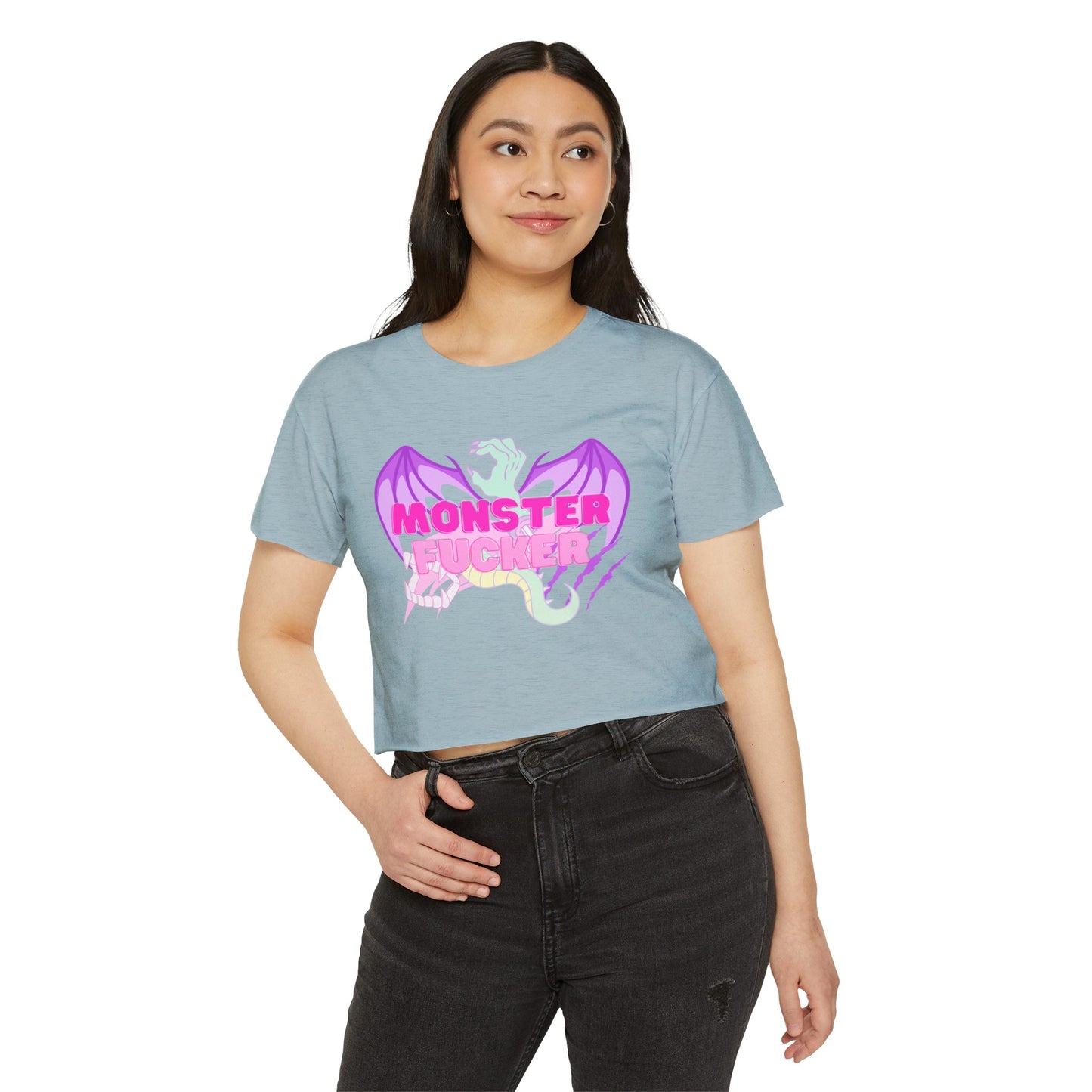 Monster Fucker Women's Festival Crop Top