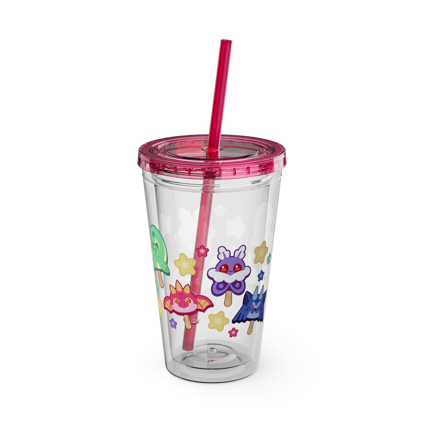 Monster Treats 2 Sunsplash Tumbler with Straw, 16oz