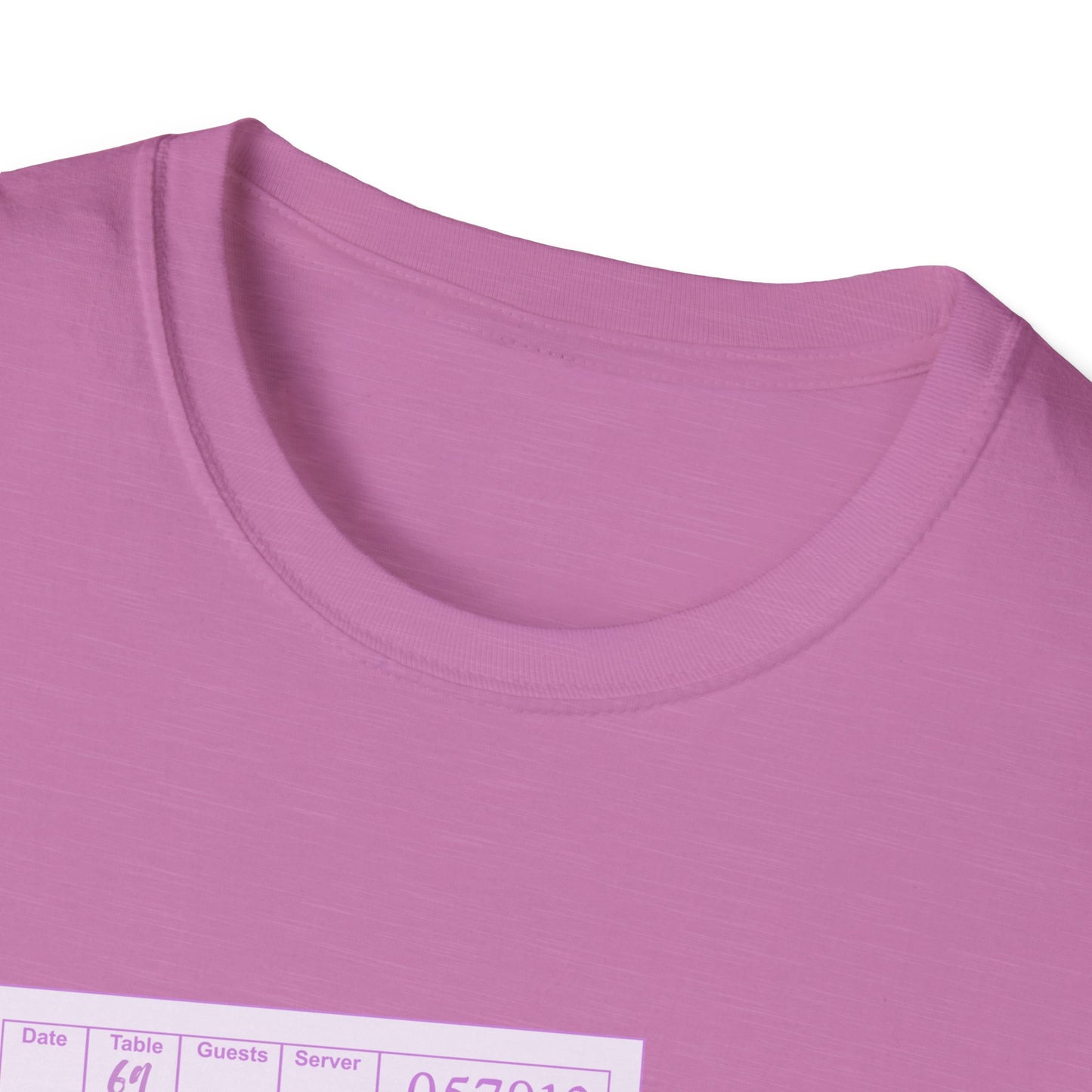 Guest Check Purple Unisex Softstyle T-Shirt