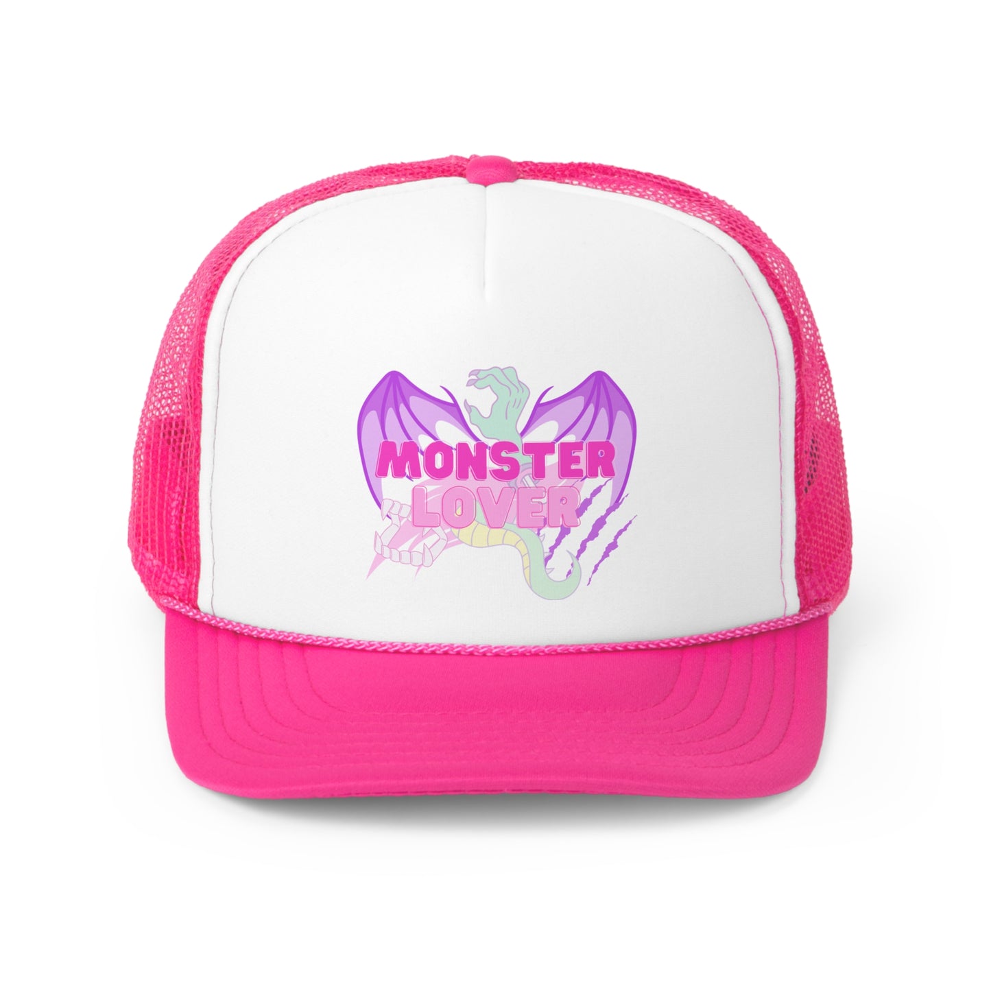 Monster Lover Trucker Caps