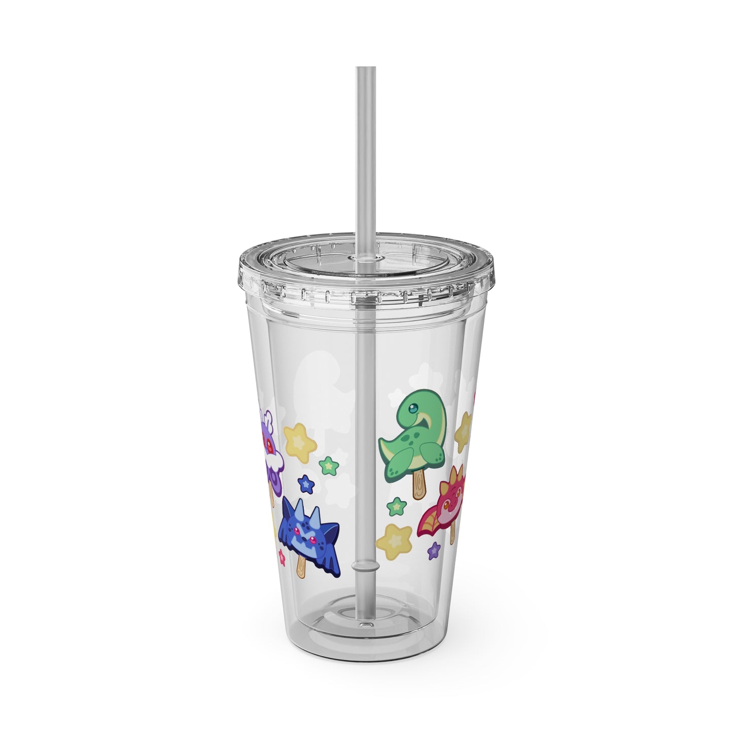 Monster Treats 2 Sunsplash Tumbler with Straw, 16oz