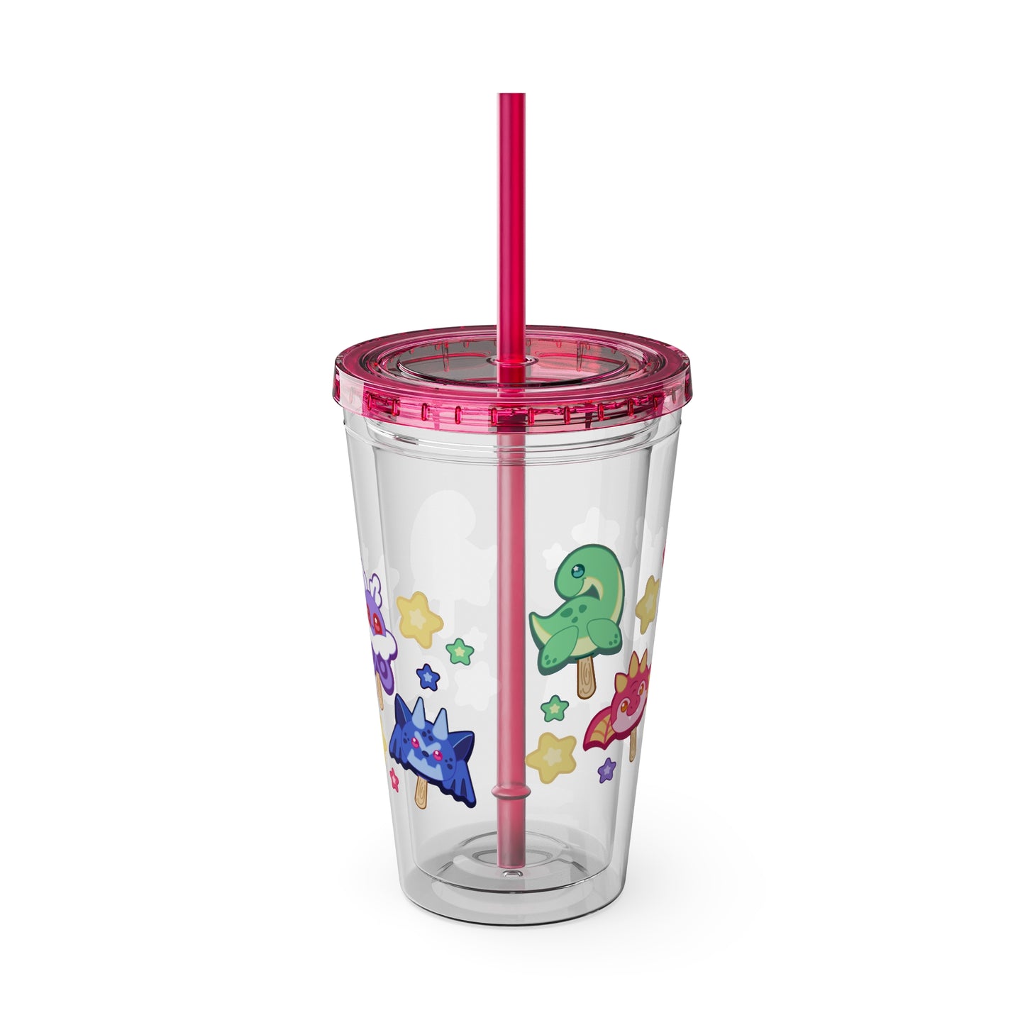 Monster Treats 2 Sunsplash Tumbler with Straw, 16oz