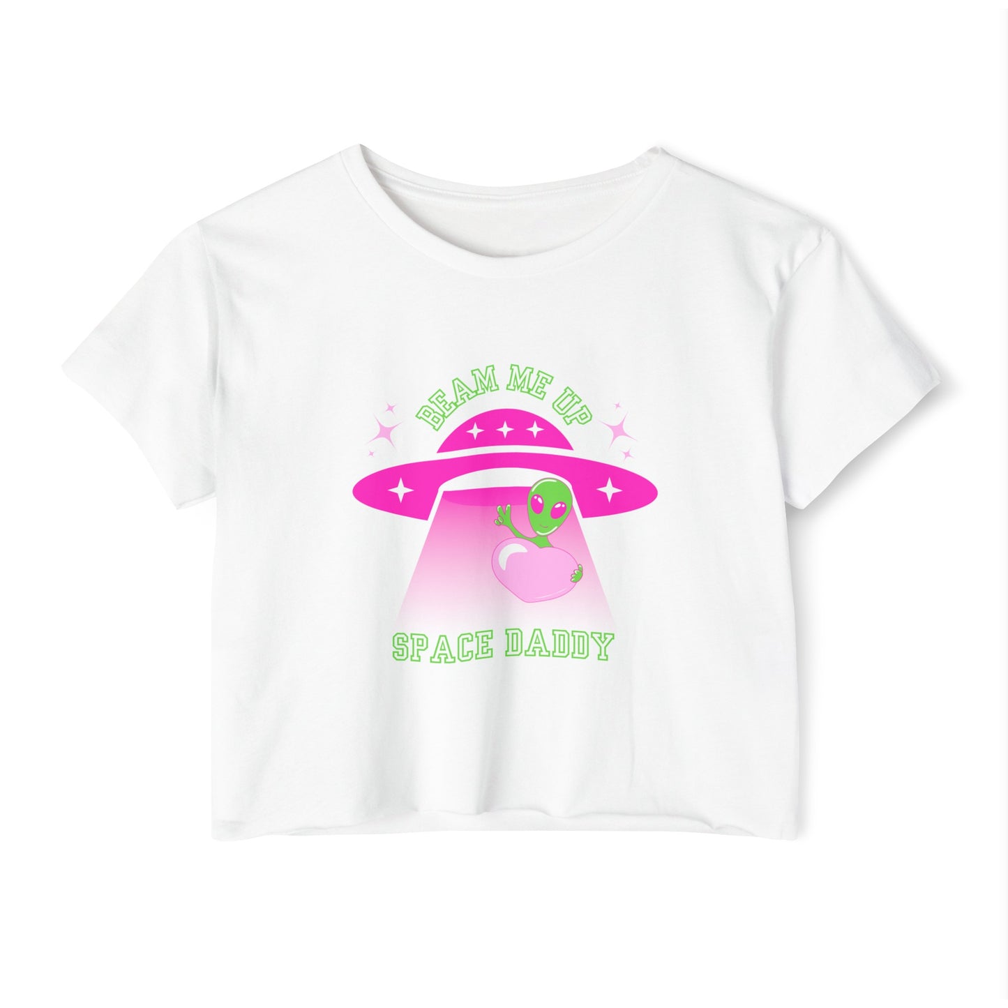 Space Daddy Women's Festival Crop Top