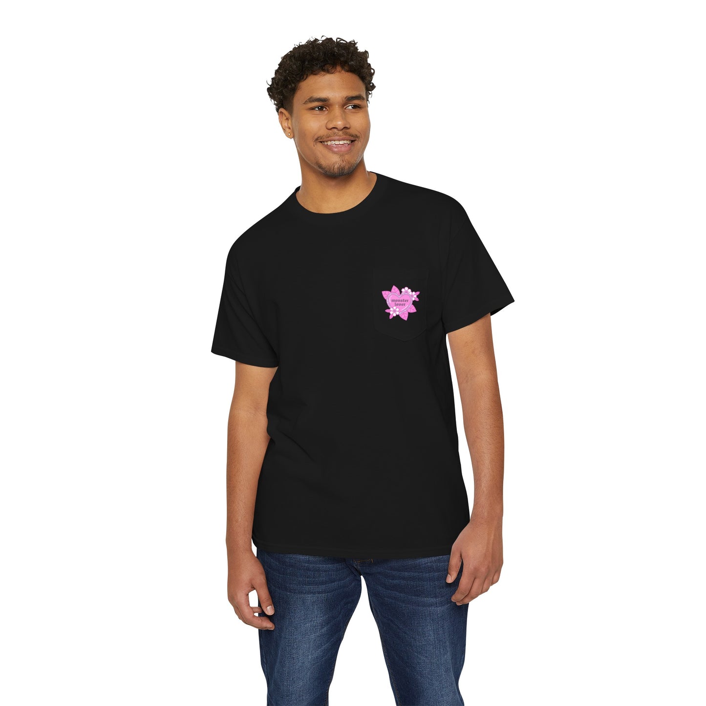 Tattoo Monster Hearts Unisex Heavy Cotton Pocket Tee