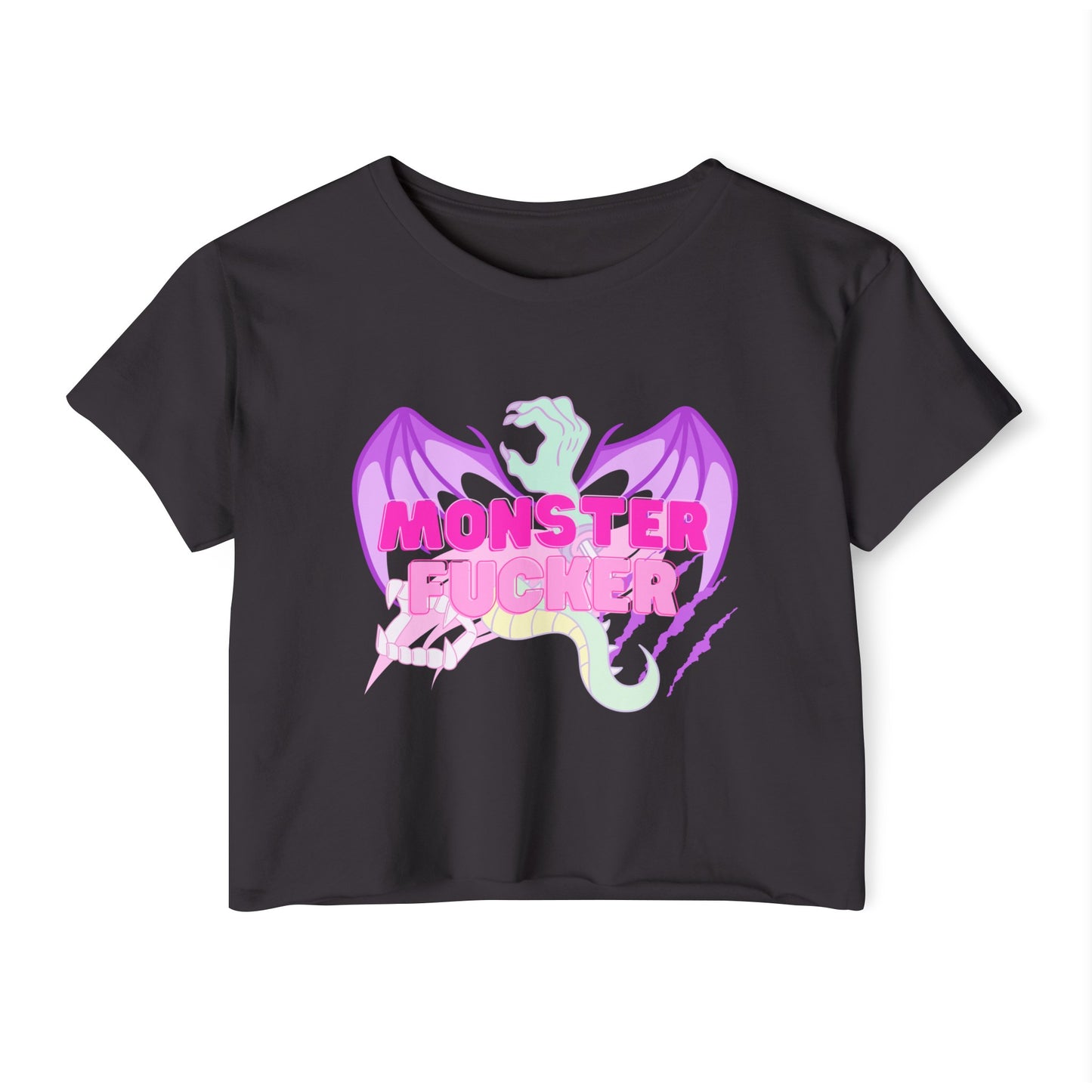 Monster Fucker Women's Festival Crop Top