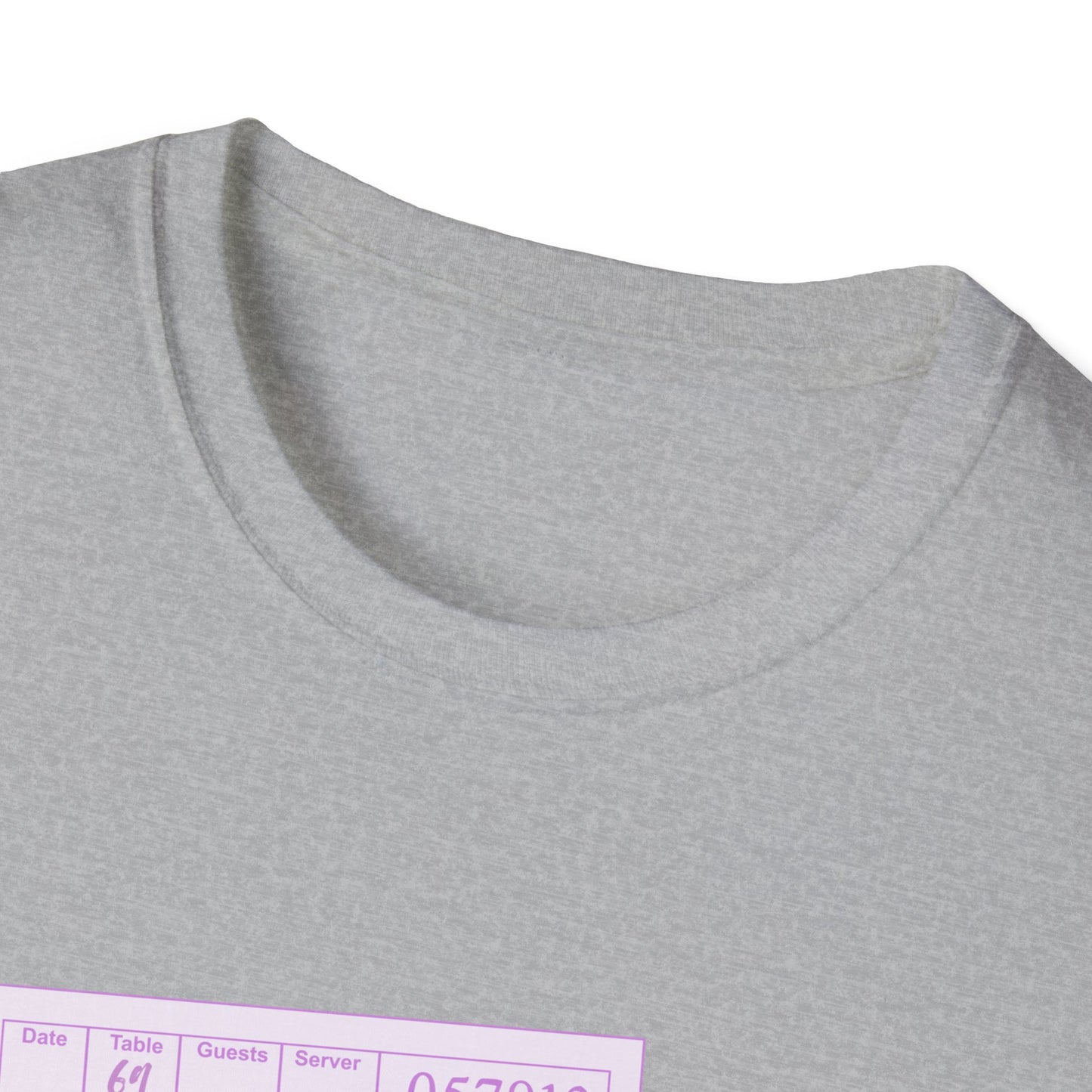 Guest Check Purple Unisex Softstyle T-Shirt