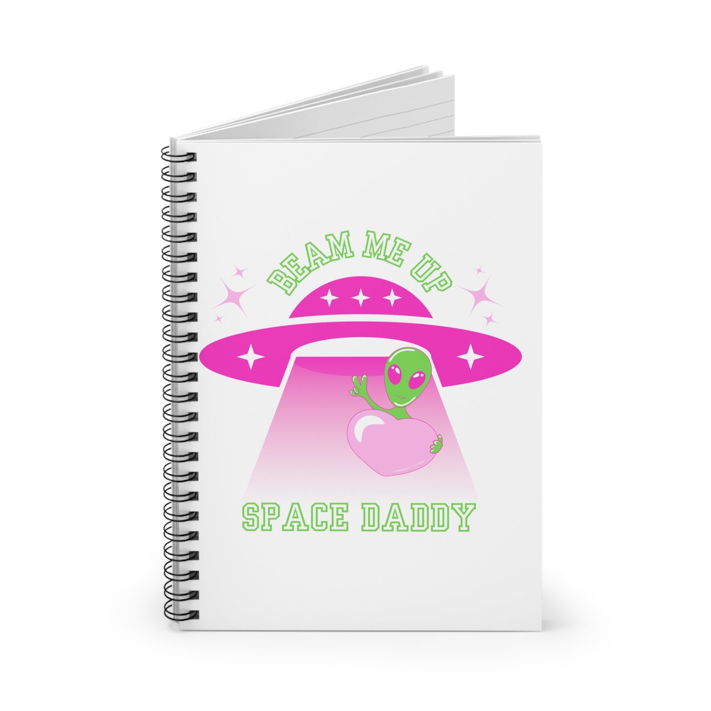 Space Daddy Spiral Notebook - Ruled Line