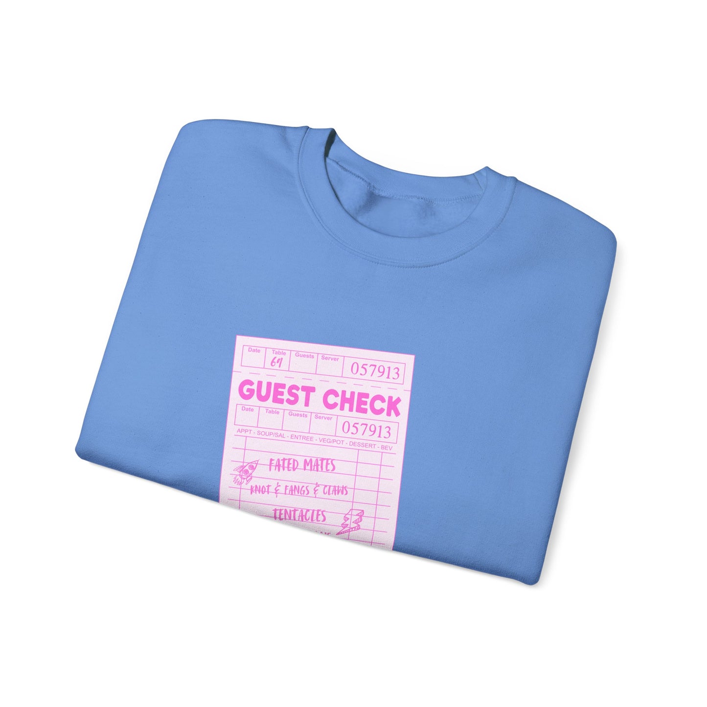 Guest Check PINK Monster Luvr Unisex Heavy Blend™ Crewneck Sweatshirt