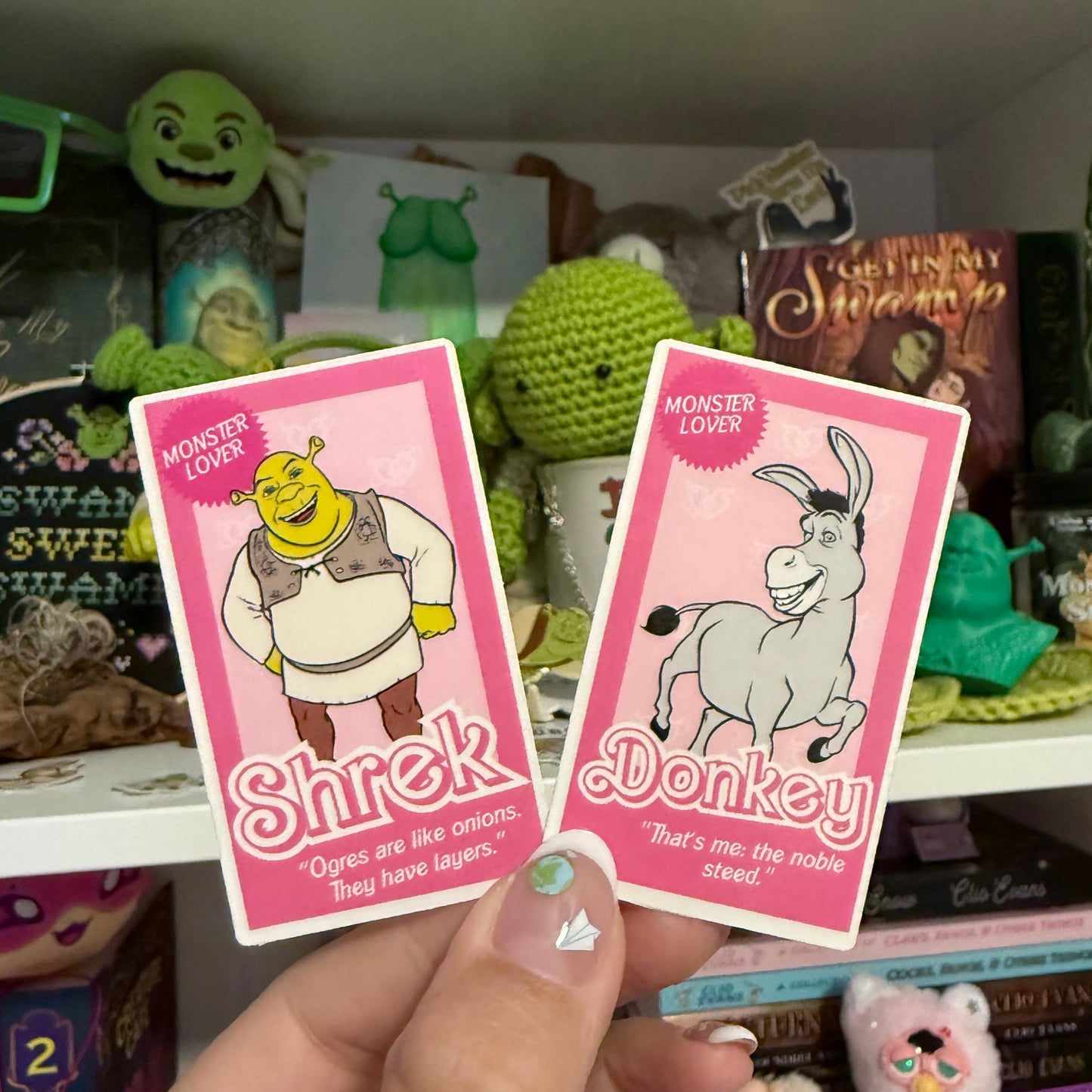 Ogre & Donkey Doll Stickers