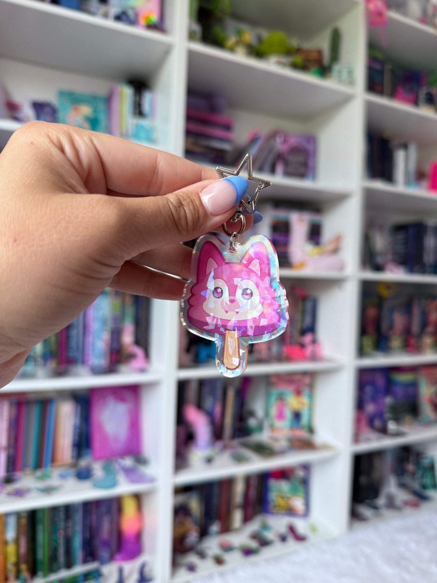 Wolf Treat Holo Keychain