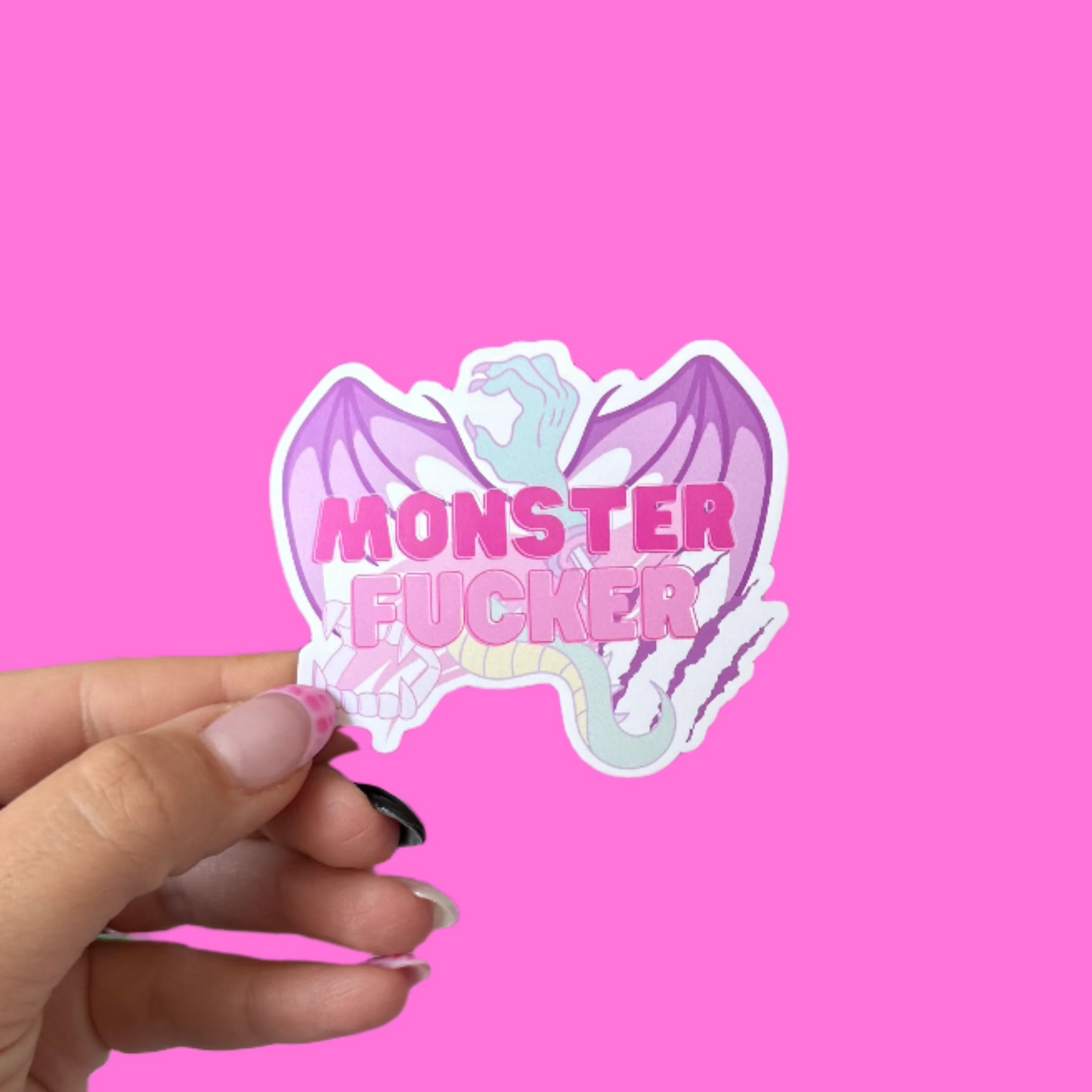 Monster Fucker Die Cut Sticker
