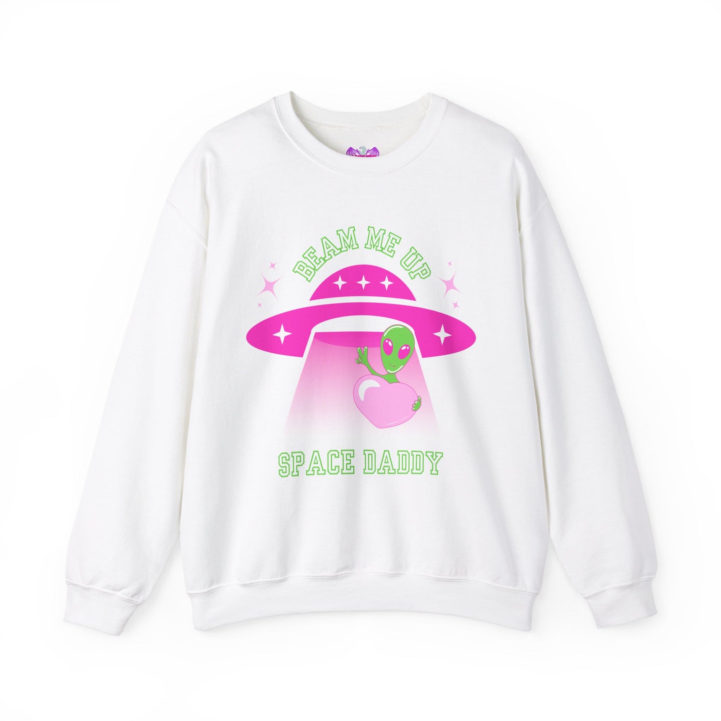 Space Daddy Unisex Heavy Blend™ Crewneck Sweatshirt