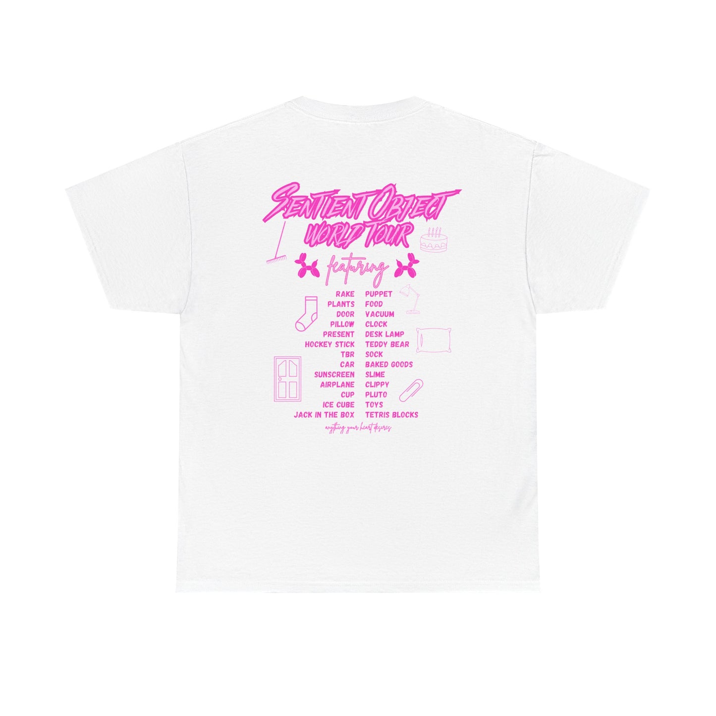 Sentient Object World Tour Unisex Heavy Cotton Tee