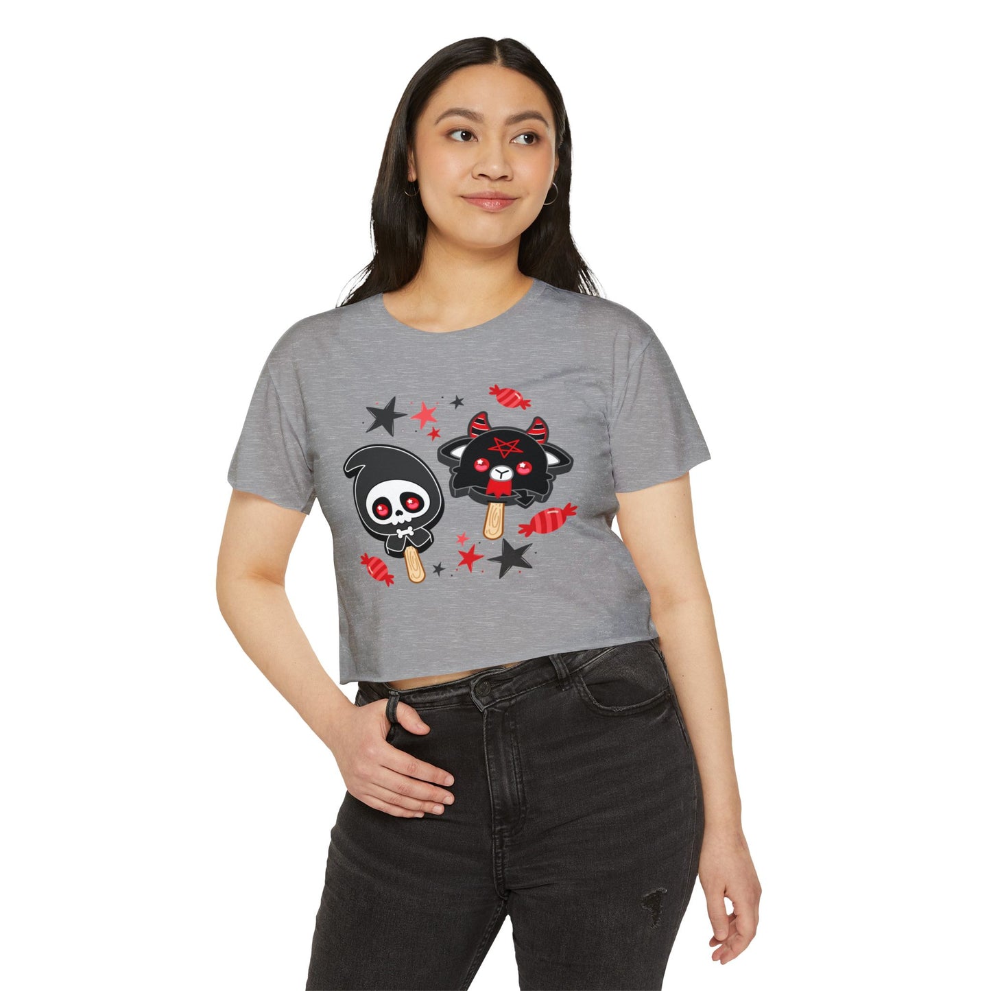 Halloween Treats Women's Festival Crop Top