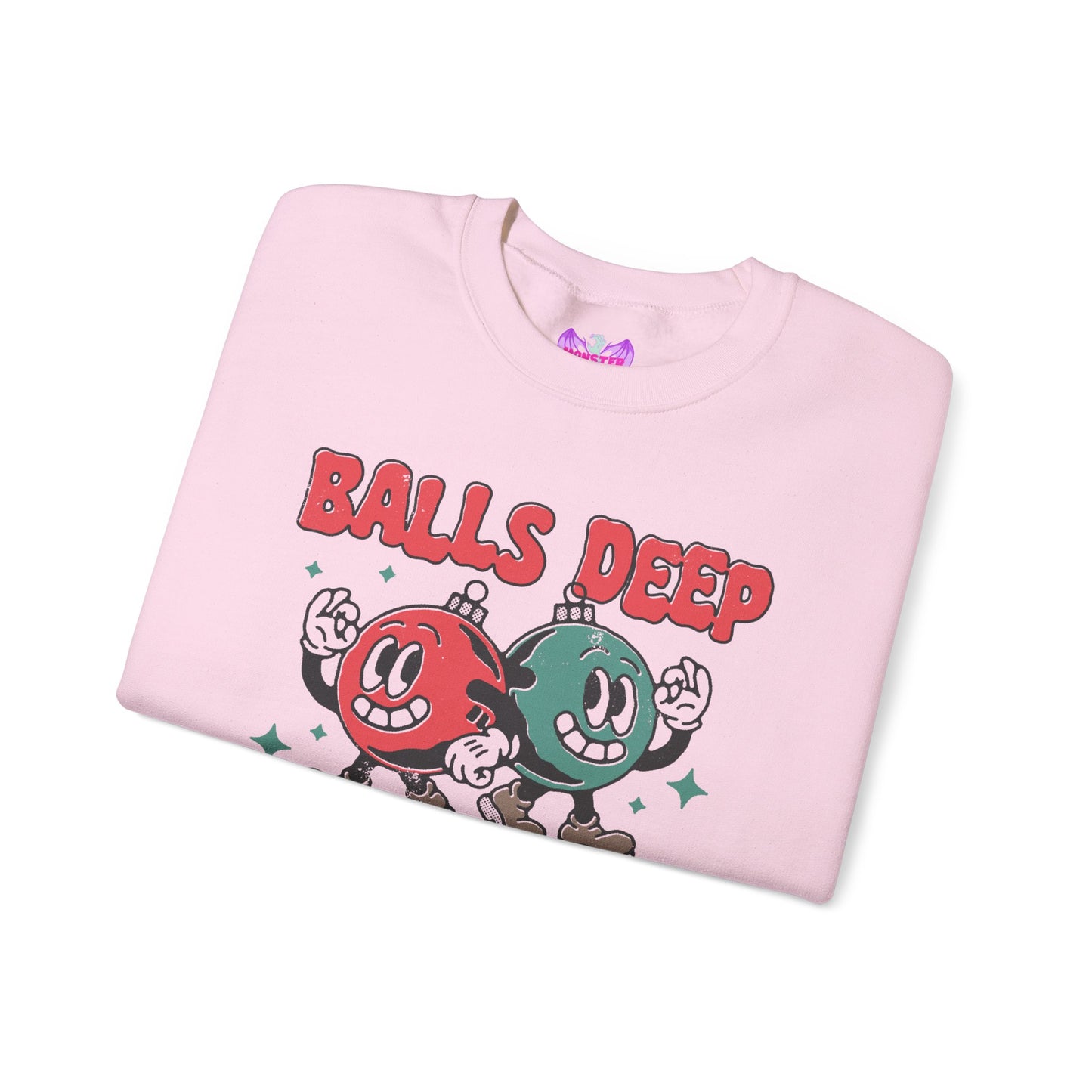 Balls Deep Unisex Heavy Blend™ Crewneck Sweatshirt
