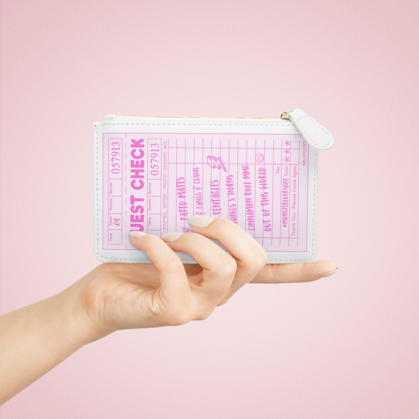 Guest Check Mini Clutch Bag