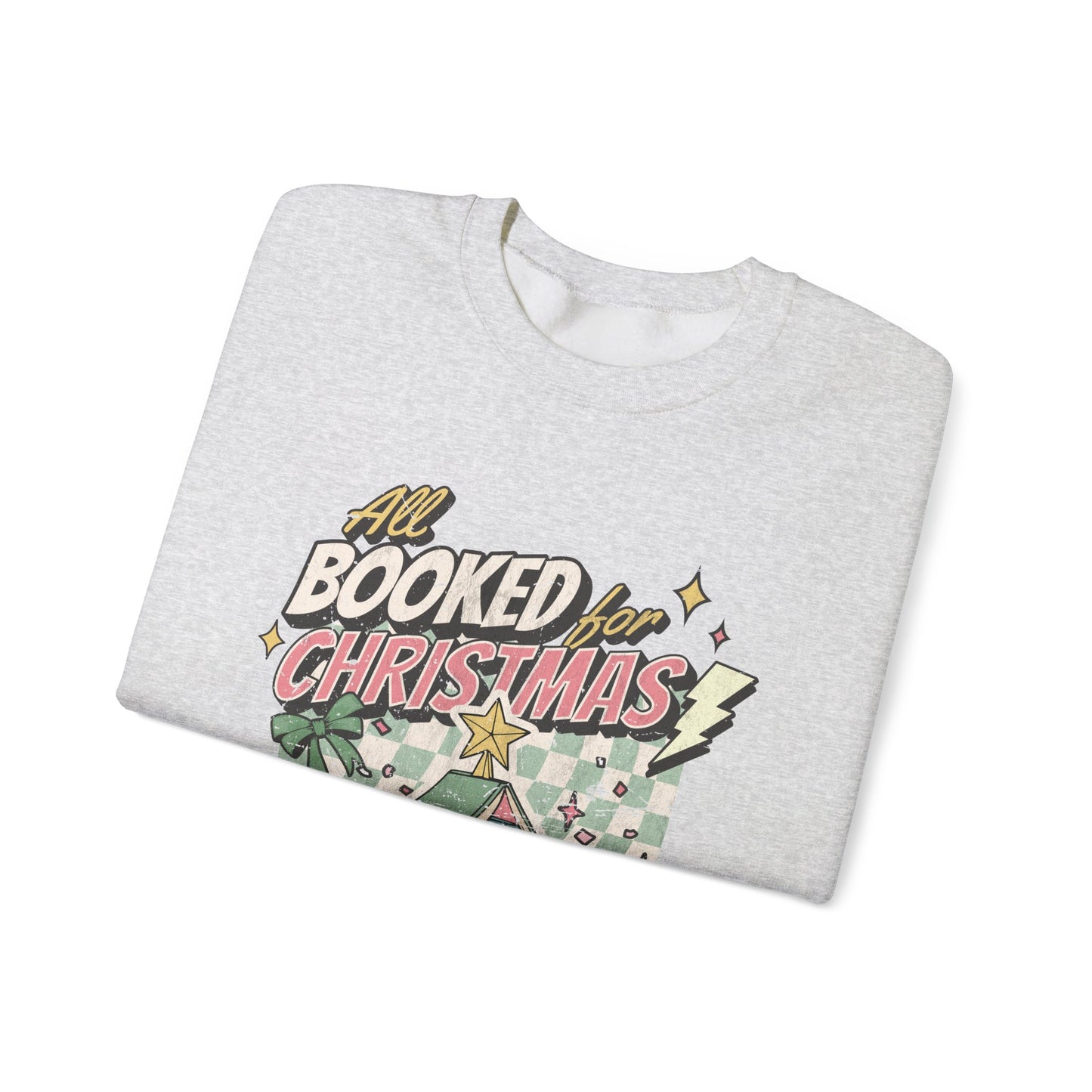 All Booked for Christmas Unisex Heavy Blend™ Crewneck Sweatshirt
