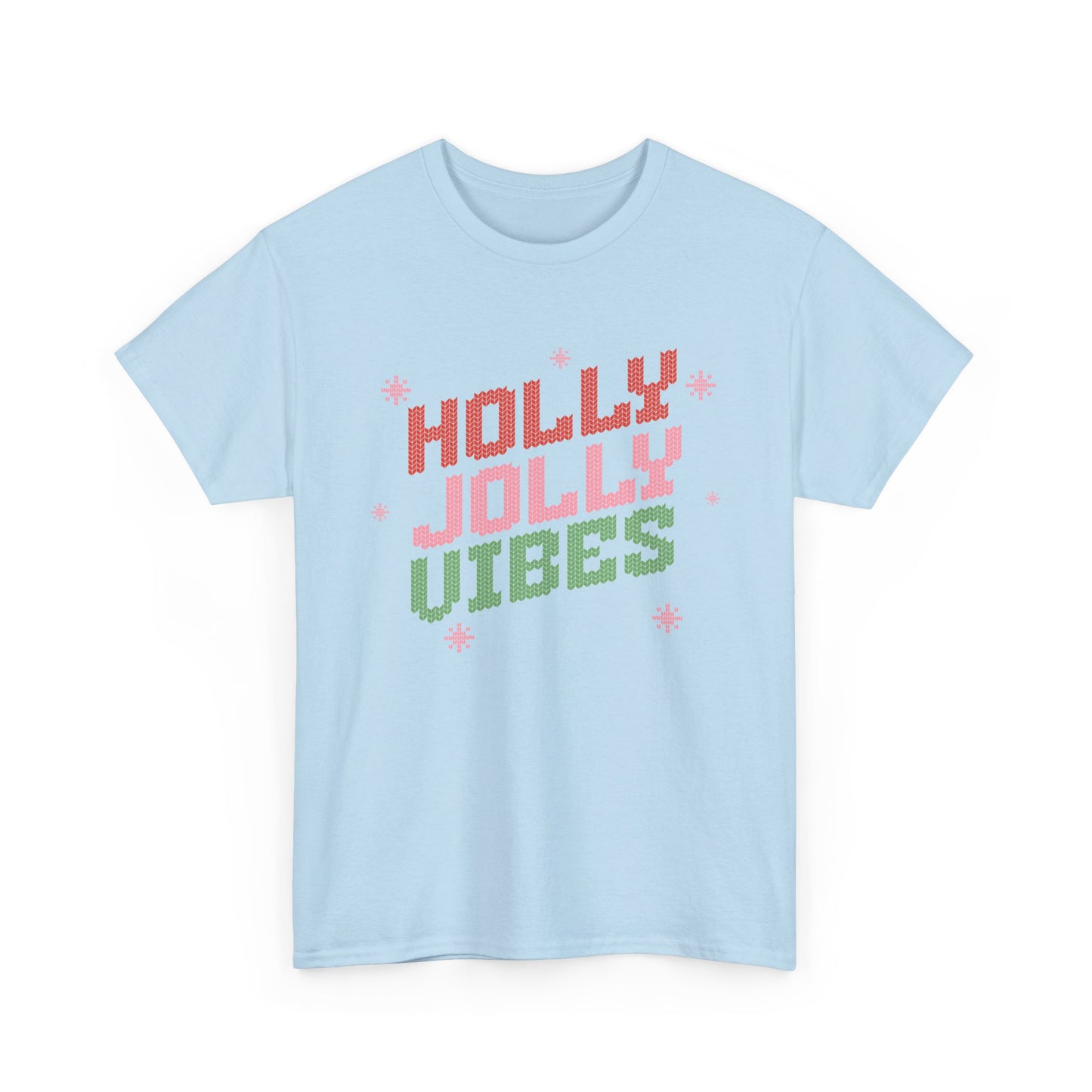 Holly Jolly Vibes Unisex Heavy Cotton Tee