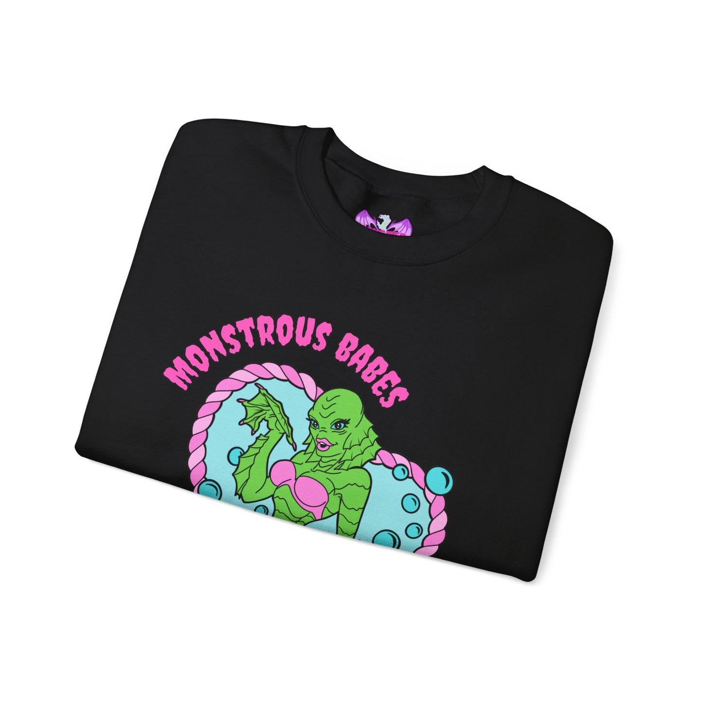 Monstrous Babes Club Lagoona Unisex Heavy Blend™ Crewneck Sweatshirt