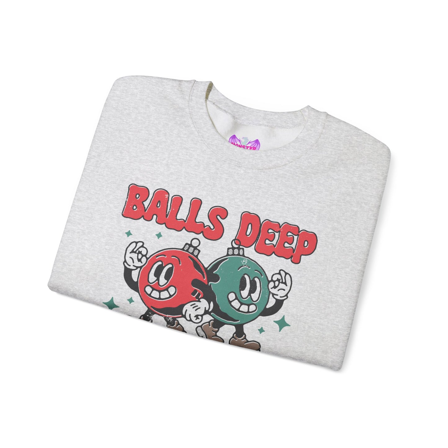 Balls Deep Unisex Heavy Blend™ Crewneck Sweatshirt