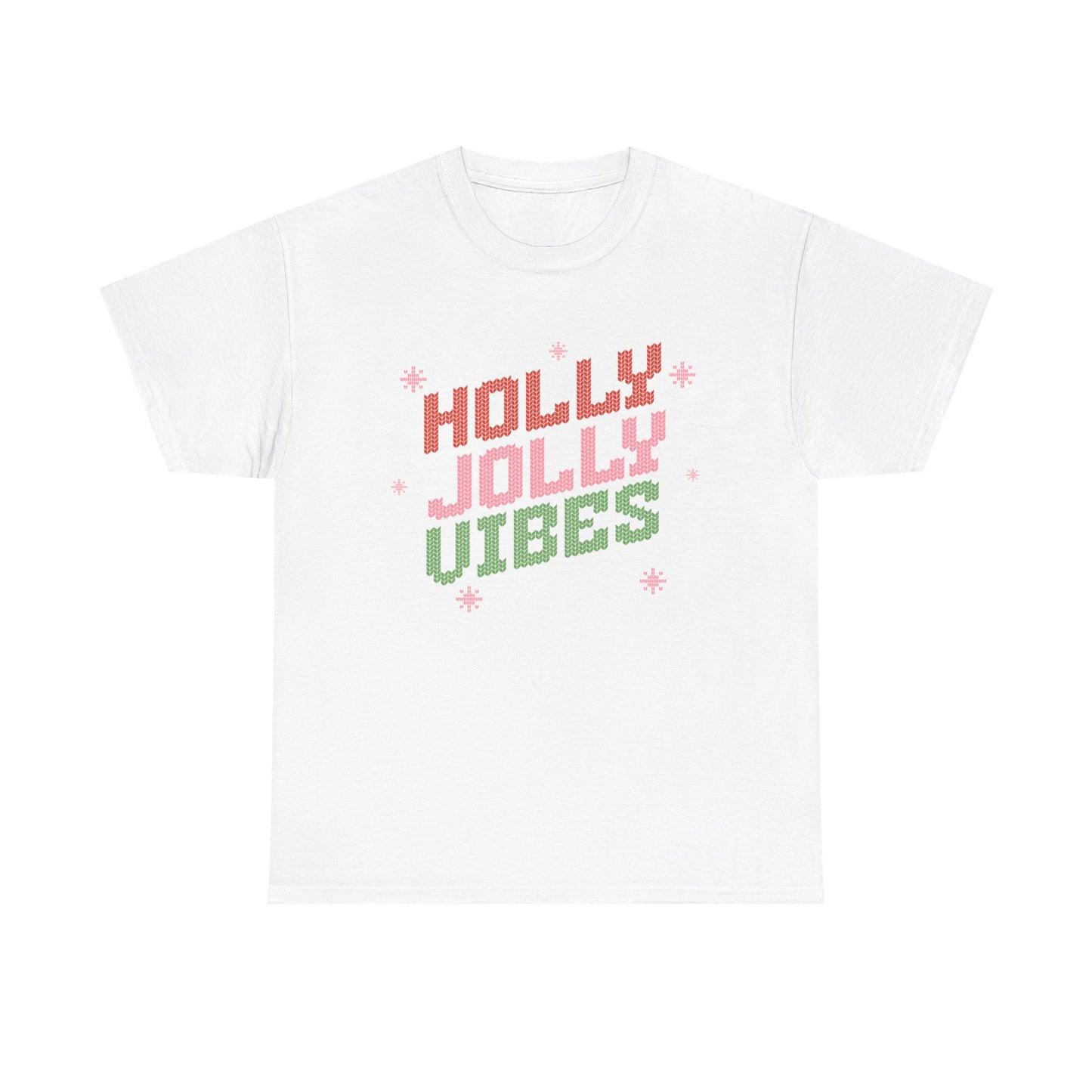 Holly Jolly Vibes Unisex Heavy Cotton Tee
