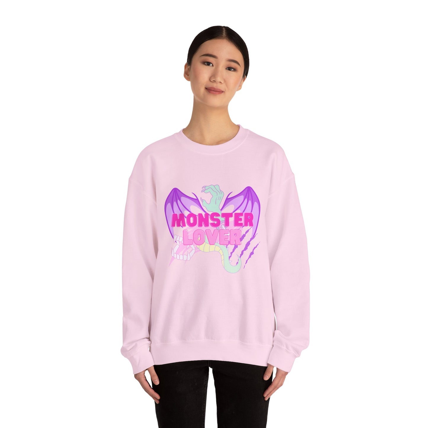 Monster Lover Unisex Heavy Blend™ Crewneck Sweatshirt