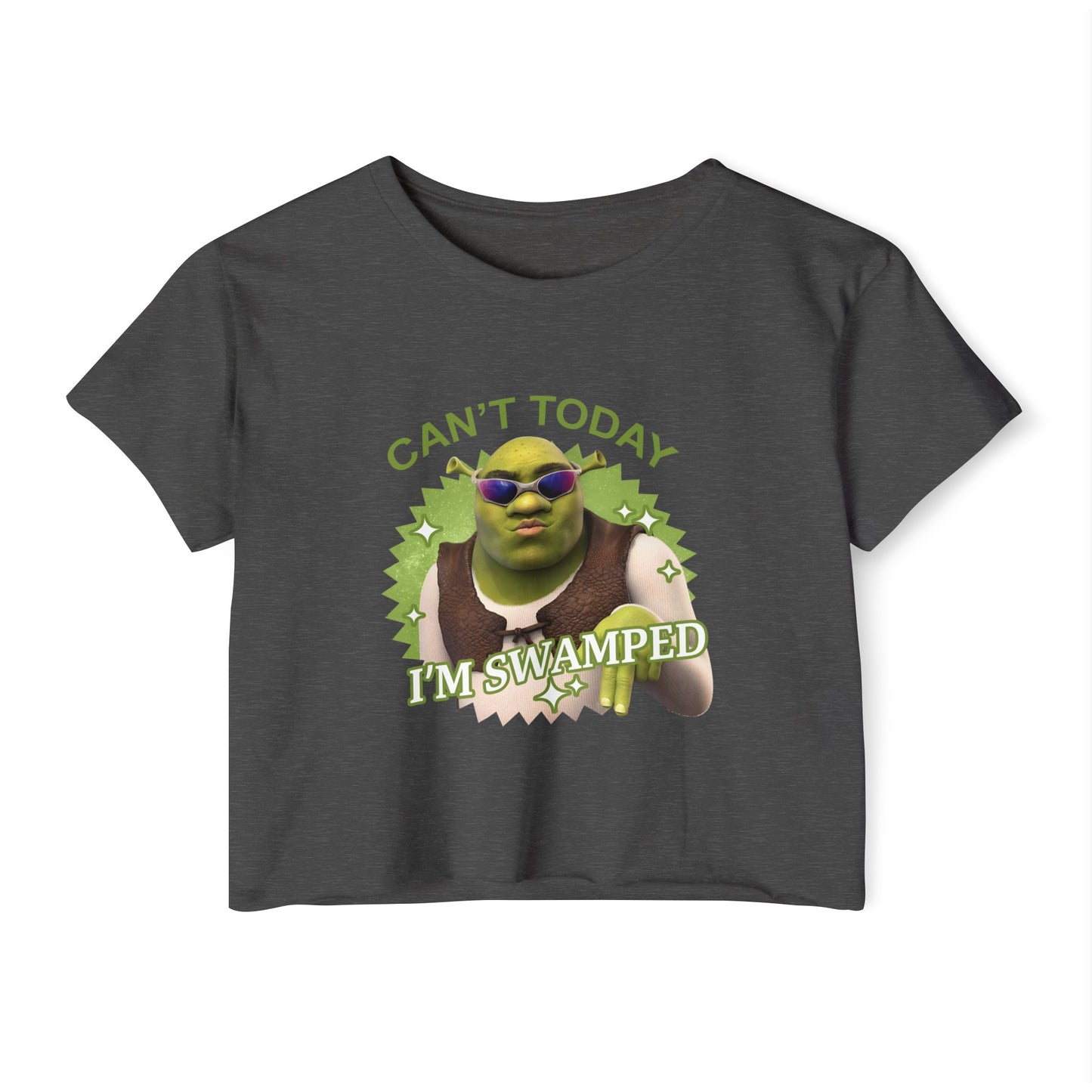 Ogres & Waffles Swamped Women's Festival Crop Top