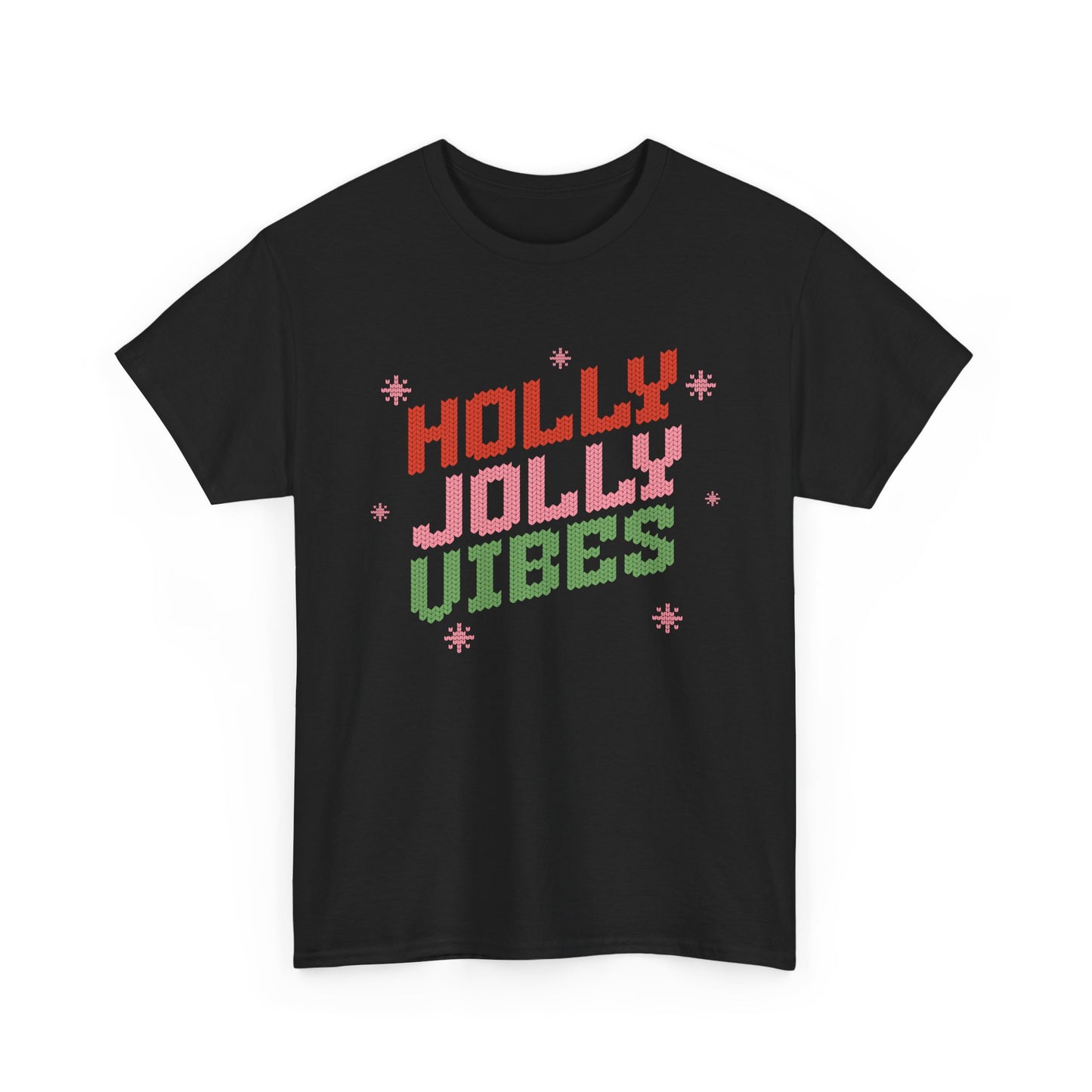 Holly Jolly Vibes Unisex Heavy Cotton Tee