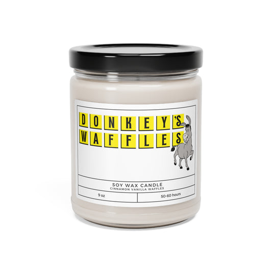 Donkey's Waffles Scented Soy Candle, 9oz