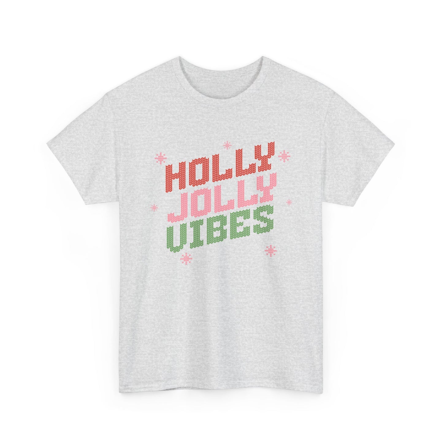 Holly Jolly Vibes Unisex Heavy Cotton Tee