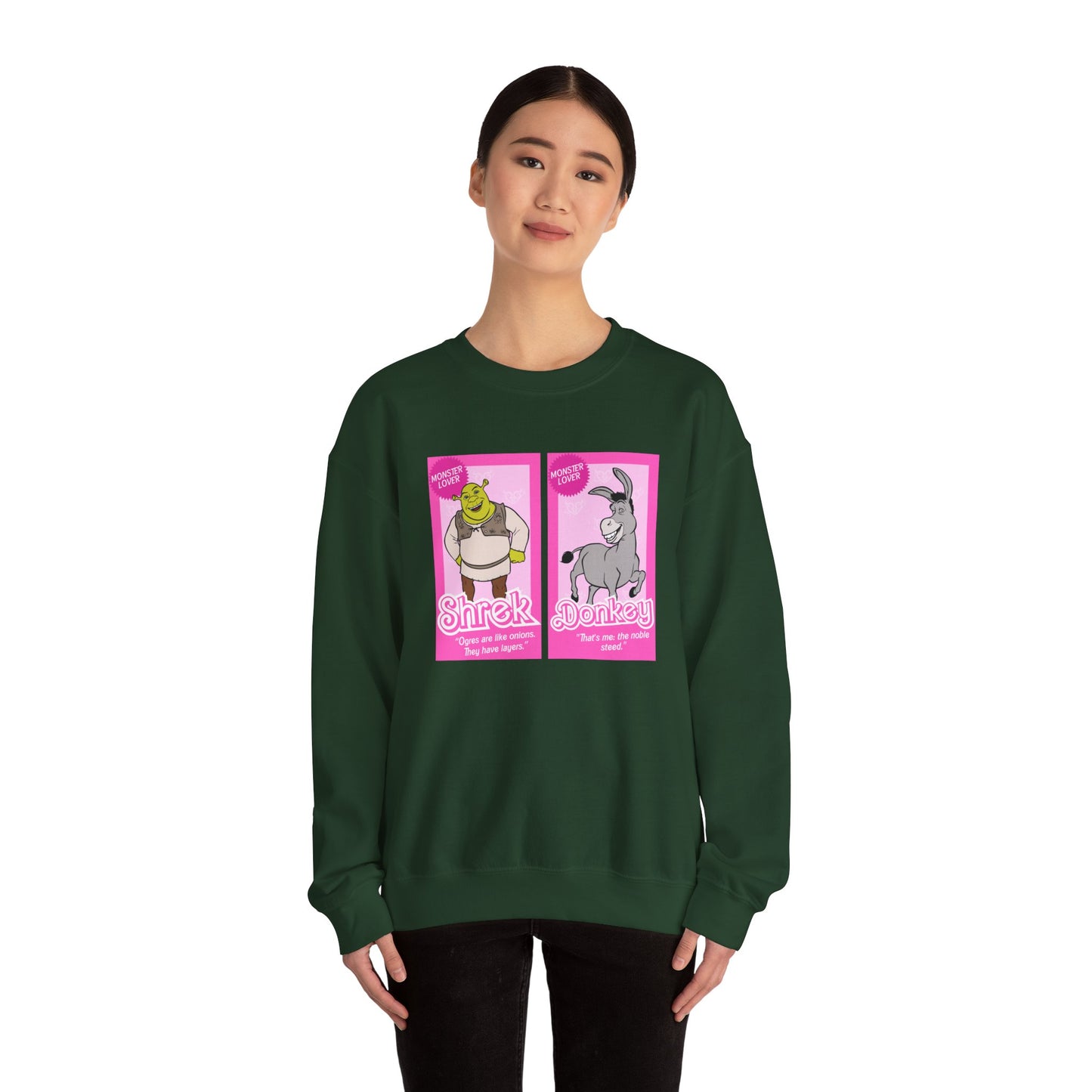 Ogre and Donkey Dolls Unisex Heavy Blend™ Crewneck Sweatshirt
