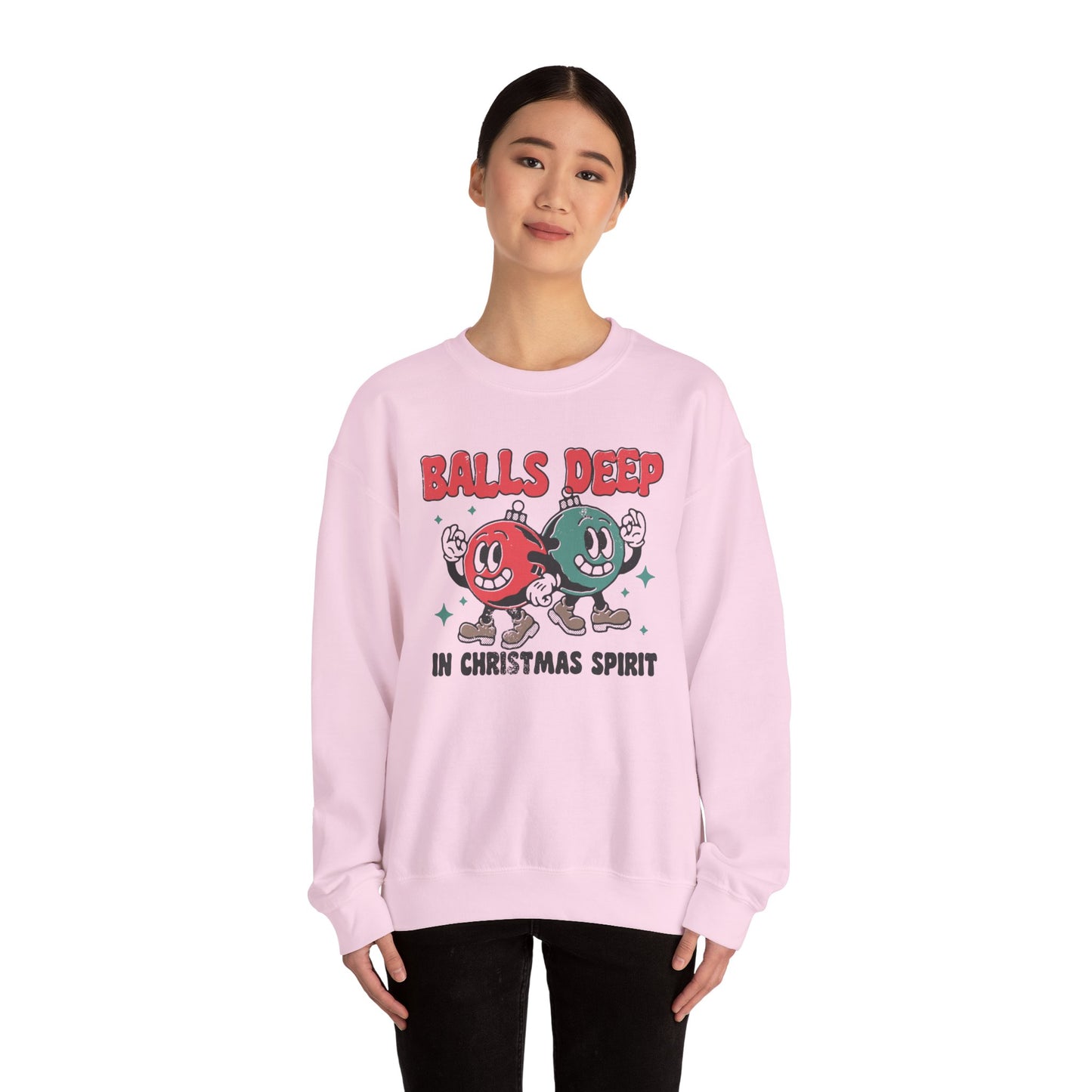 Balls Deep Unisex Heavy Blend™ Crewneck Sweatshirt
