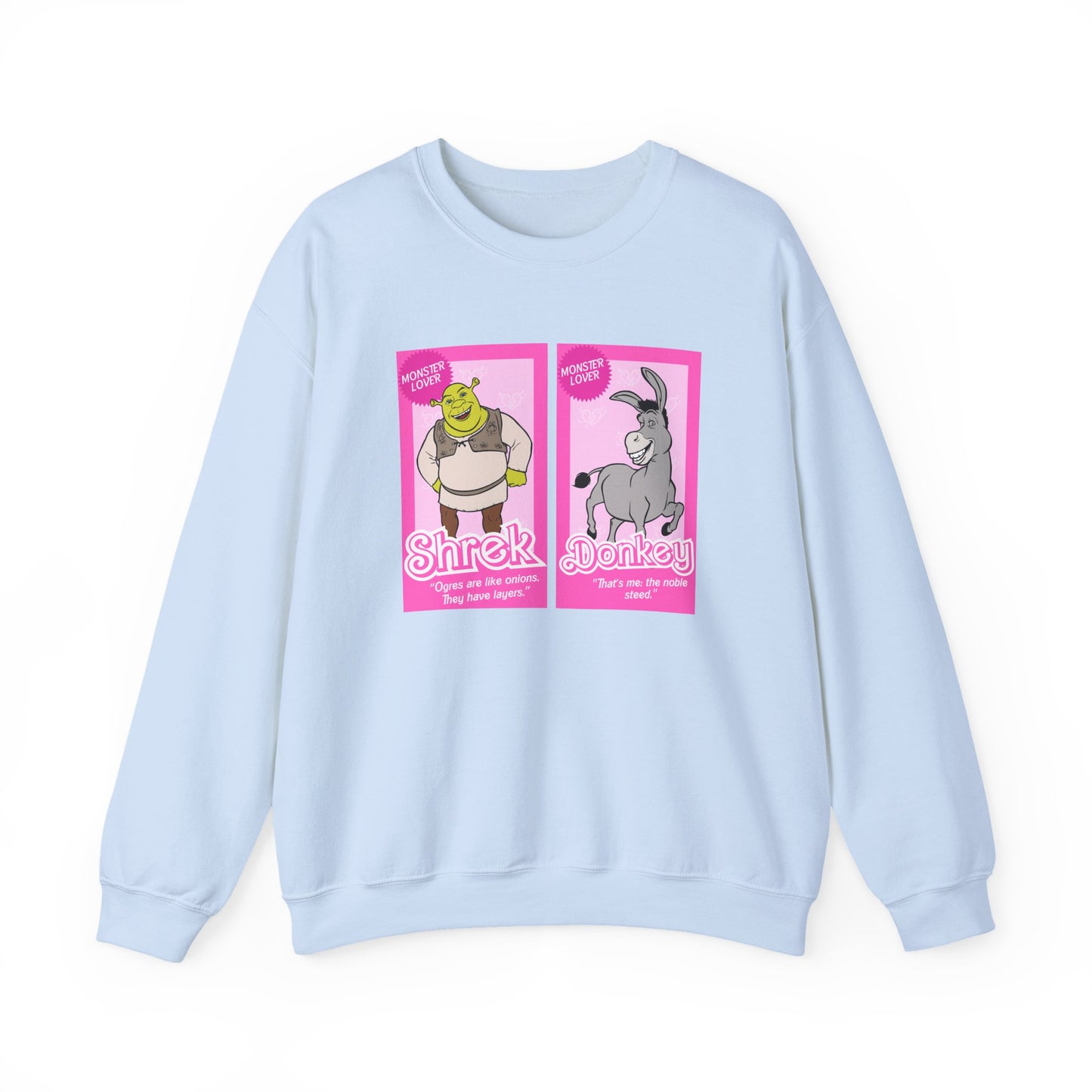 Ogre and Donkey Dolls Unisex Heavy Blend™ Crewneck Sweatshirt