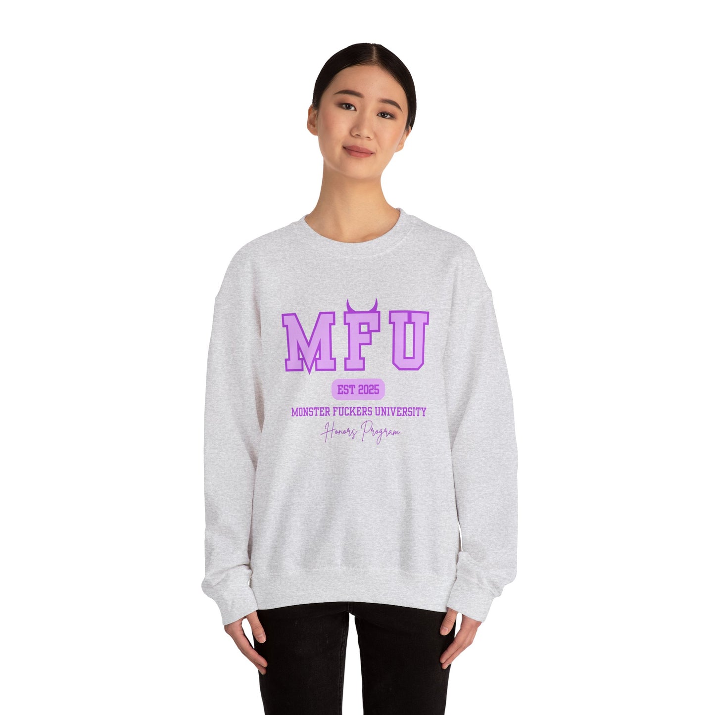 MFU Purple Unisex Heavy Blend™ Crewneck Sweatshirt