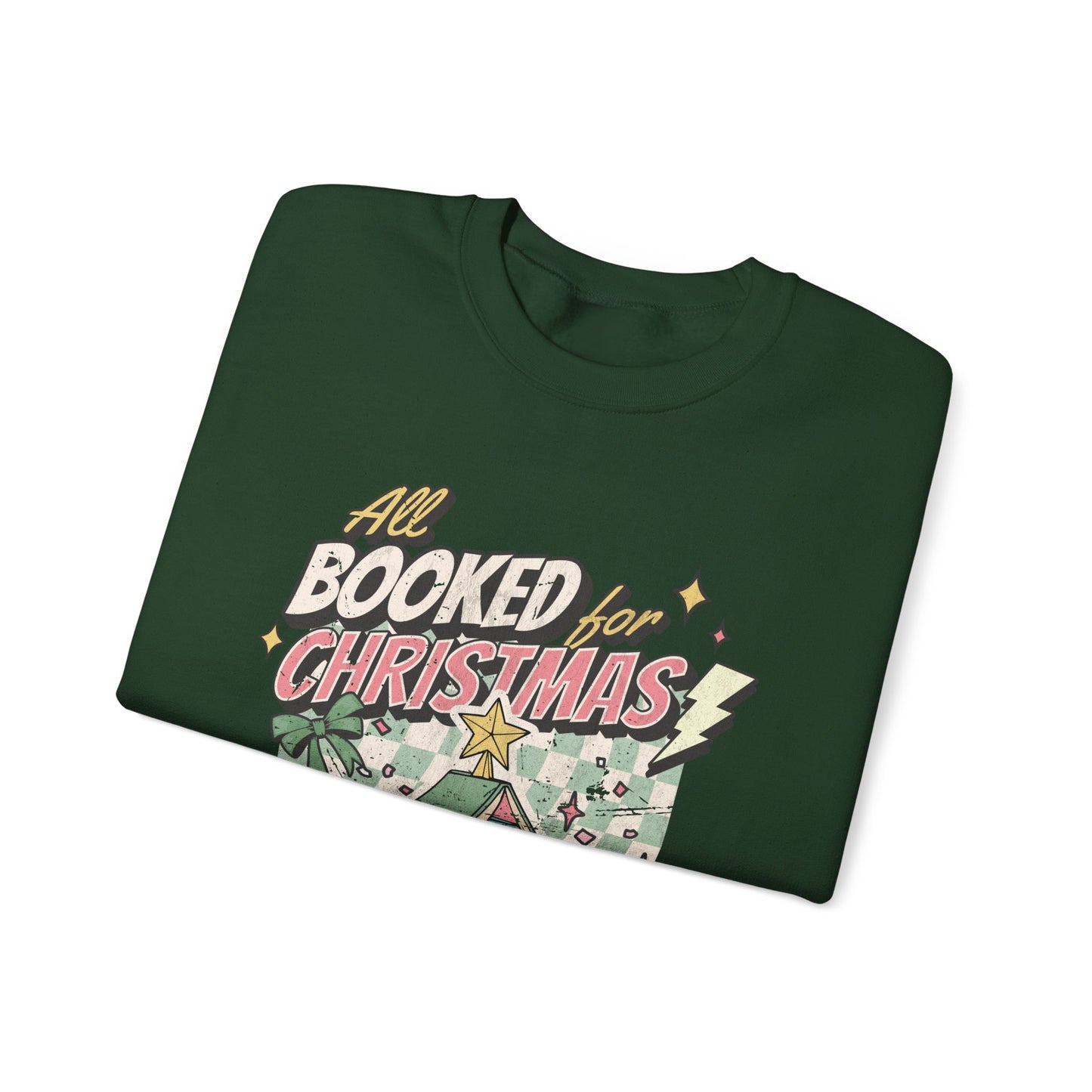 All Booked for Christmas Unisex Heavy Blend™ Crewneck Sweatshirt