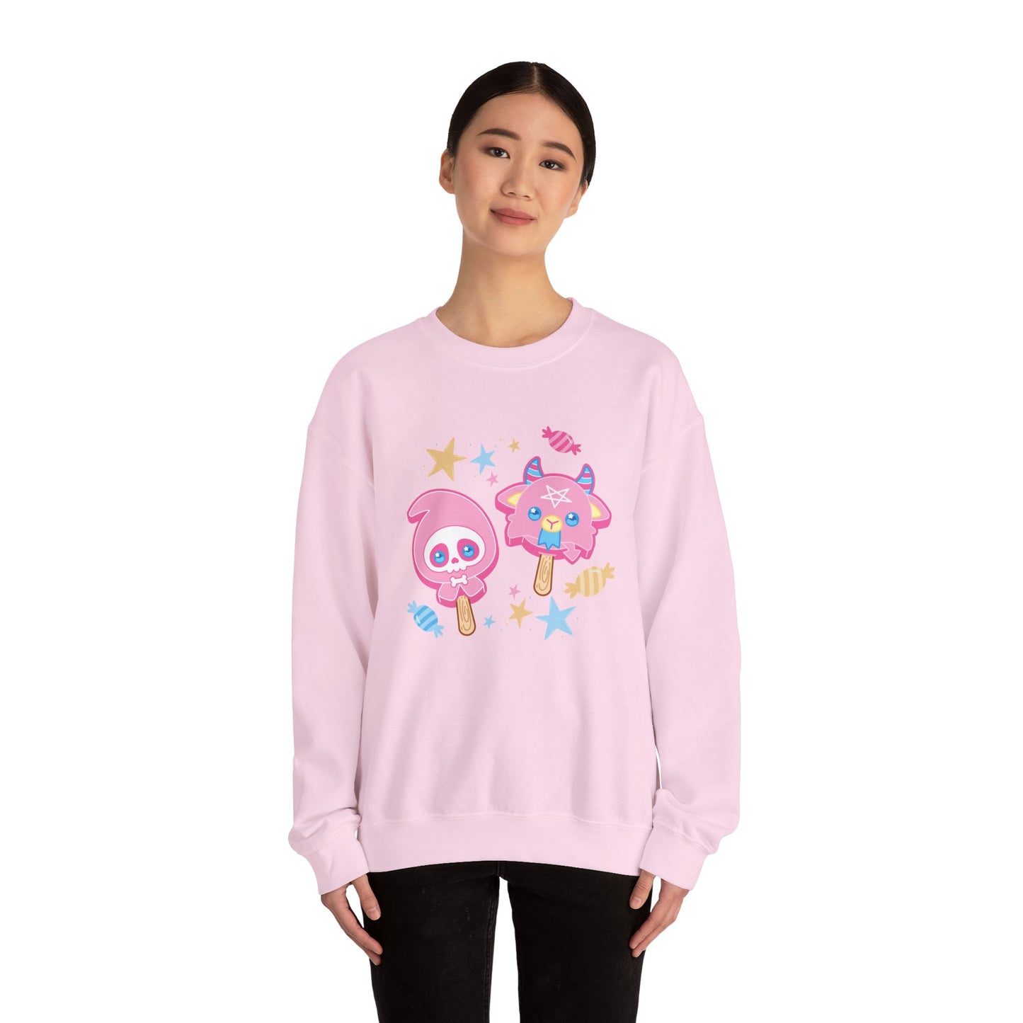 Halloween Treats Pastel Unisex Heavy Blend™ Crewneck Sweatshirt