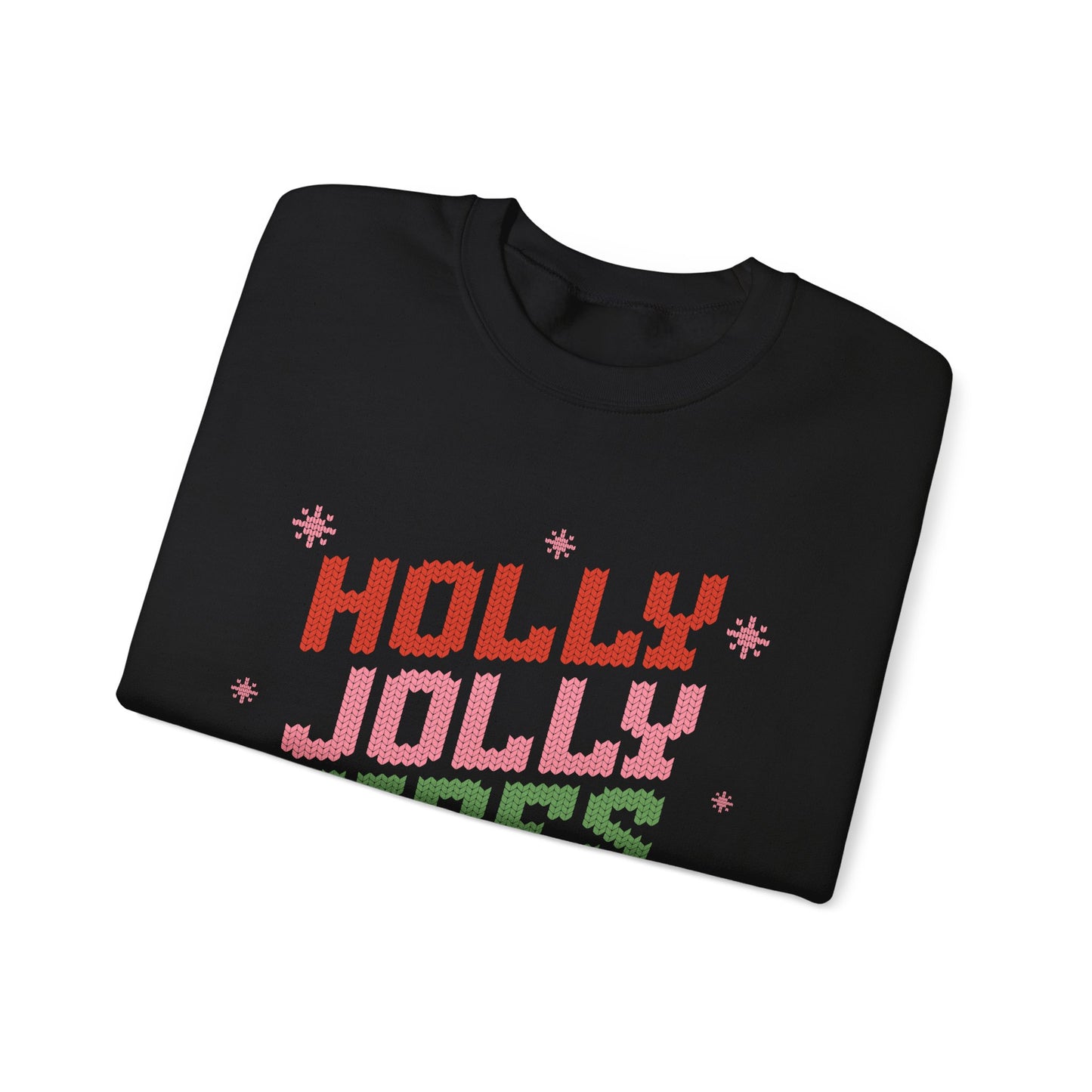 Holly Jolly Vibes Unisex Heavy Blend™ Crewneck Sweatshirt