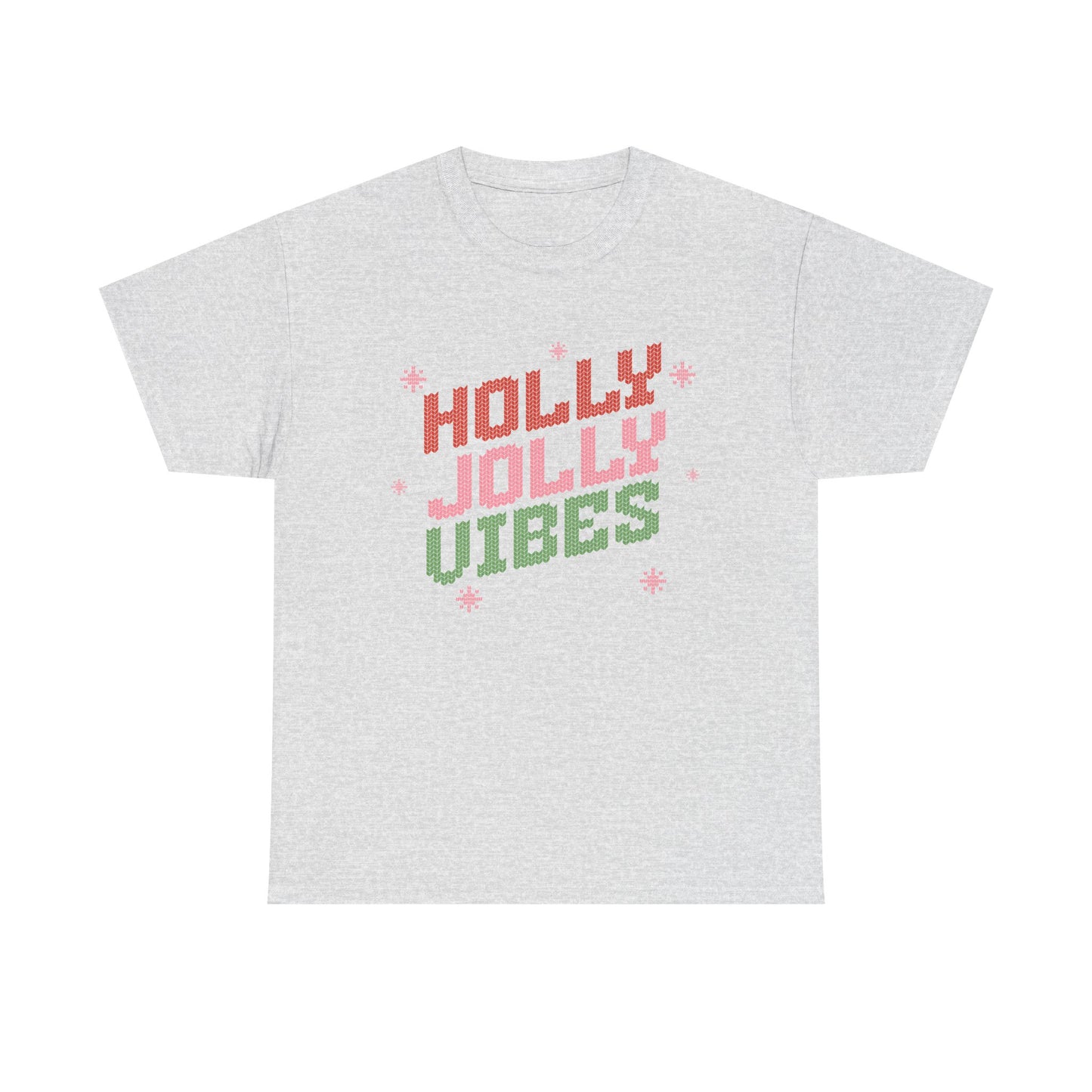 Holly Jolly Vibes Unisex Heavy Cotton Tee