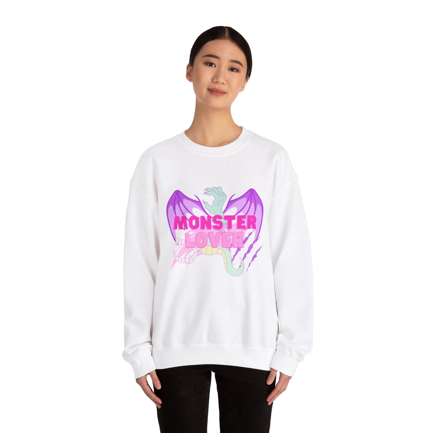 Monster Lover Unisex Heavy Blend™ Crewneck Sweatshirt