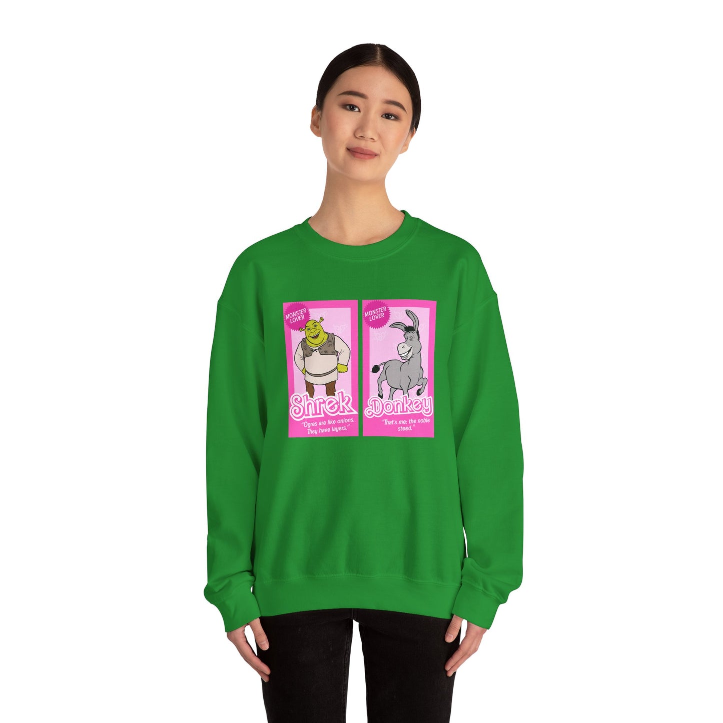 Ogre and Donkey Dolls Unisex Heavy Blend™ Crewneck Sweatshirt