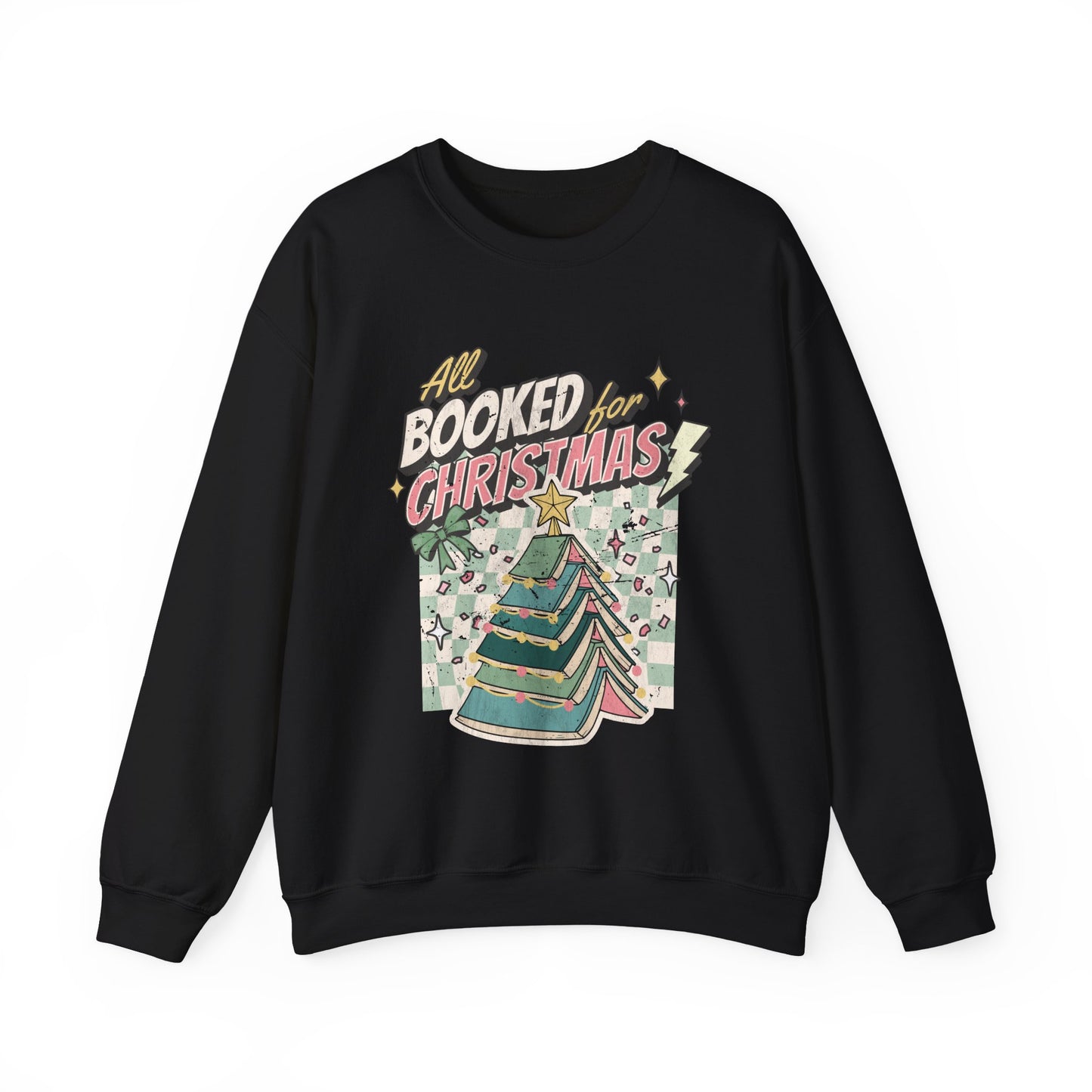 All Booked for Christmas Unisex Heavy Blend™ Crewneck Sweatshirt