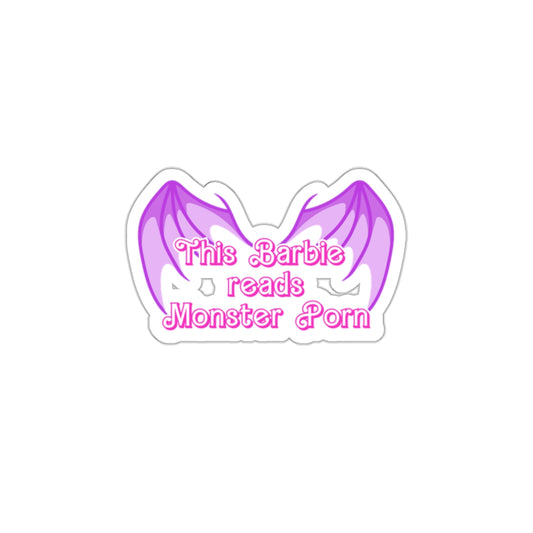Monster Porn WINGS Die Cut Sticker